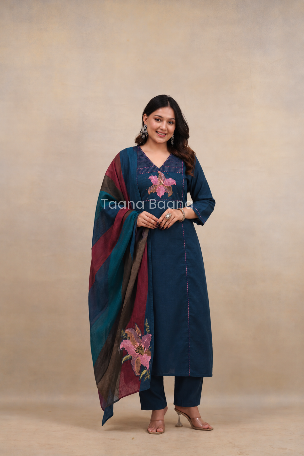 Dupatta Pant Set
