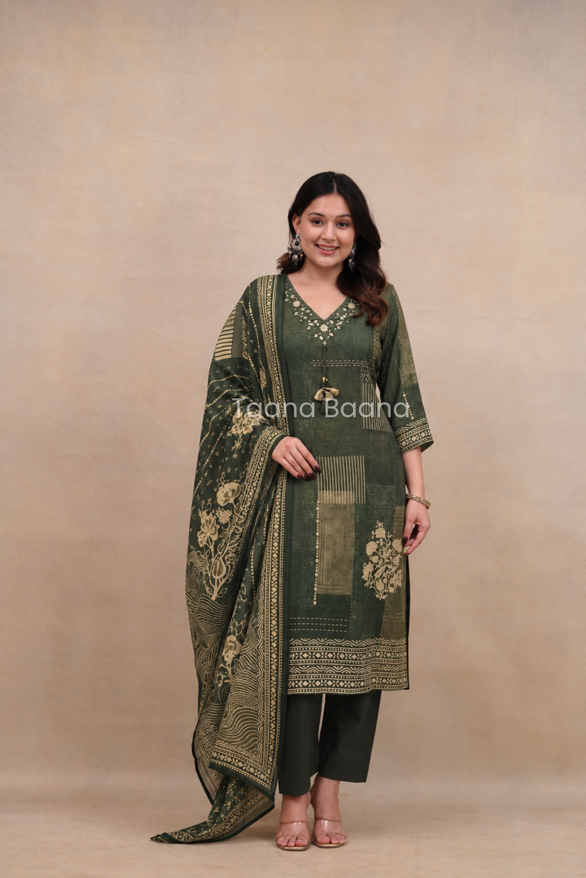 Dupatta Pant Set