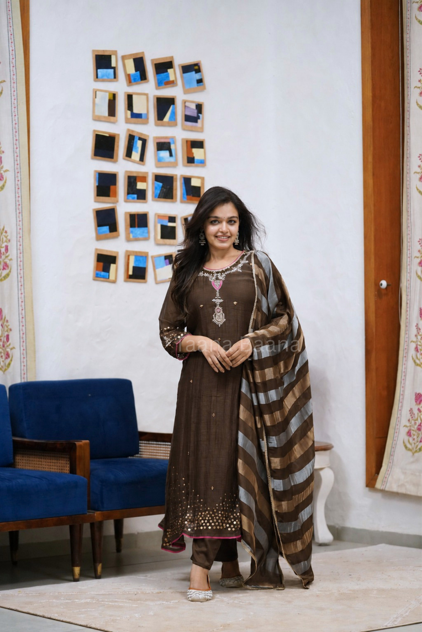 Dupatta Pant Set