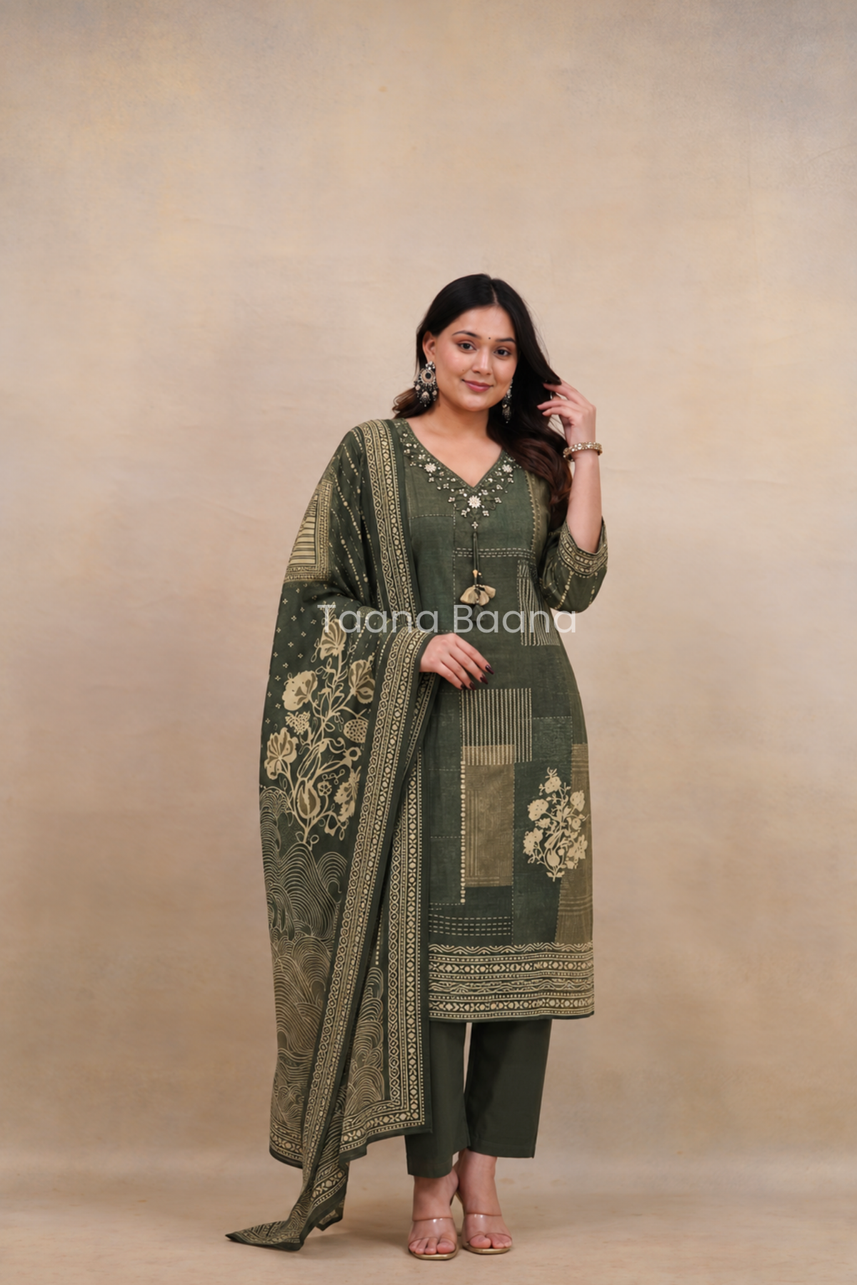 Dupatta Pant Set