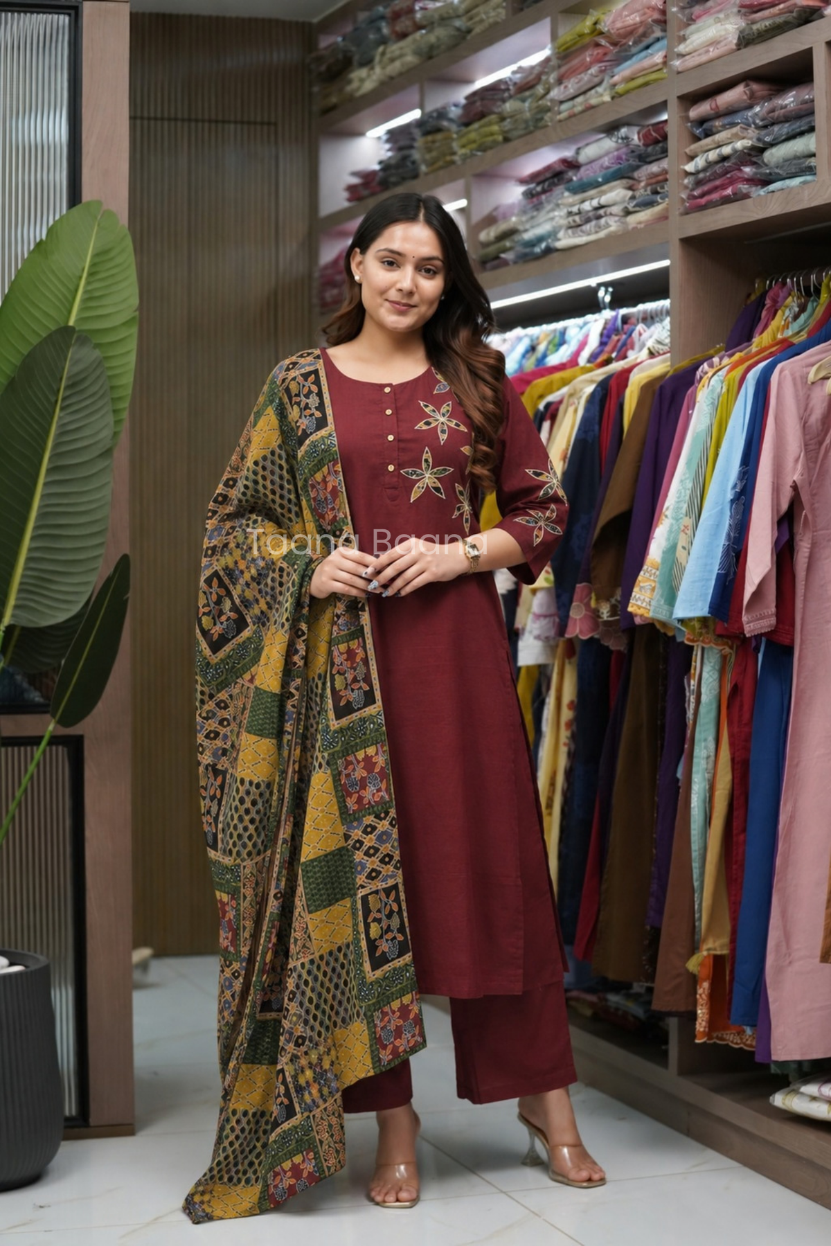 Dupatta Pant Set
