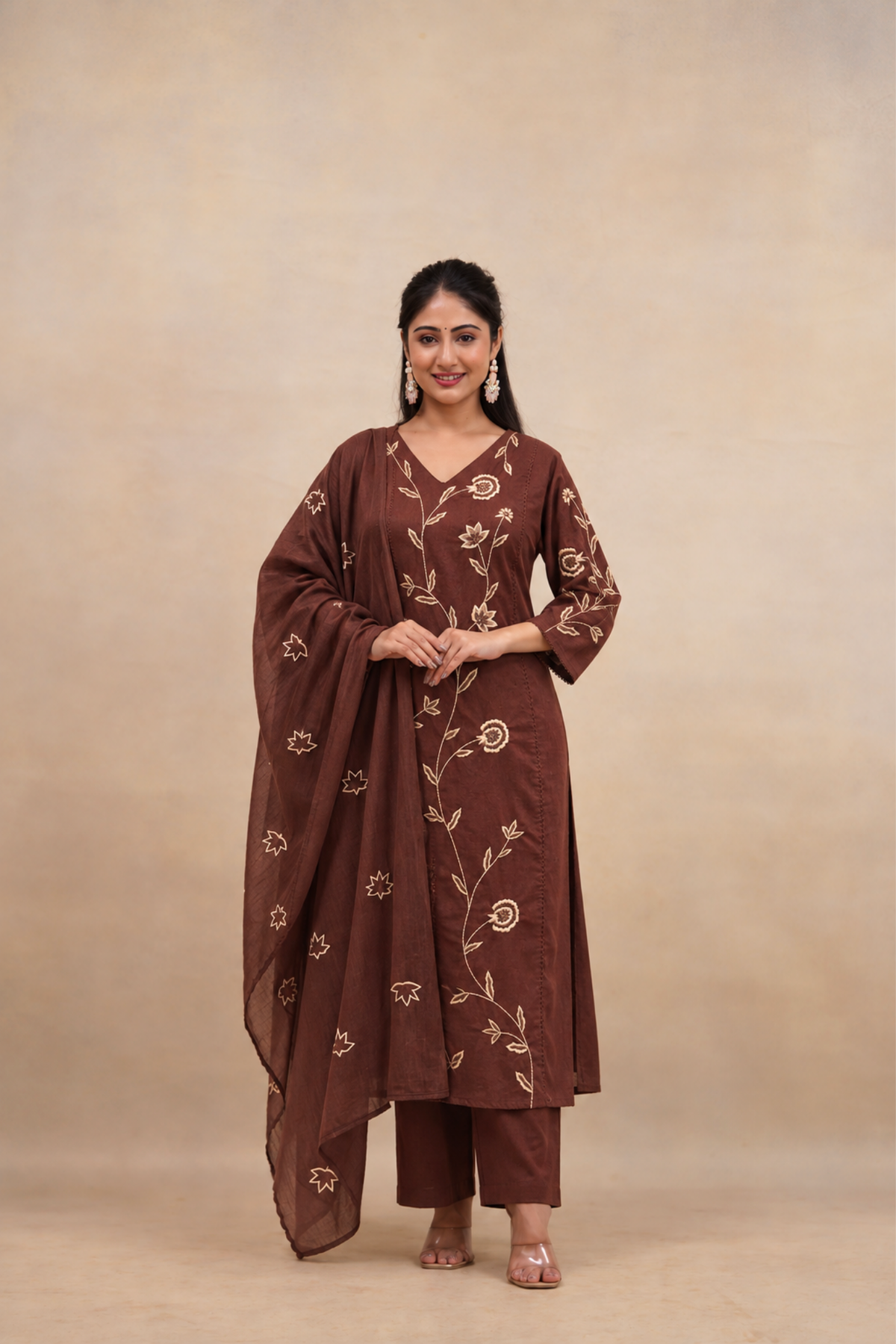 Dupatta Pant Set