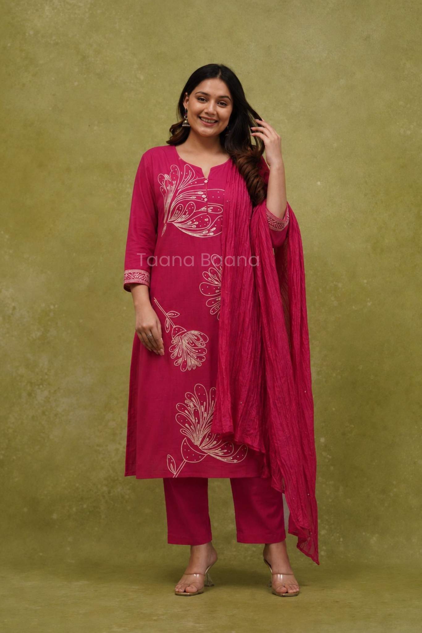 Dupatta Pant Set