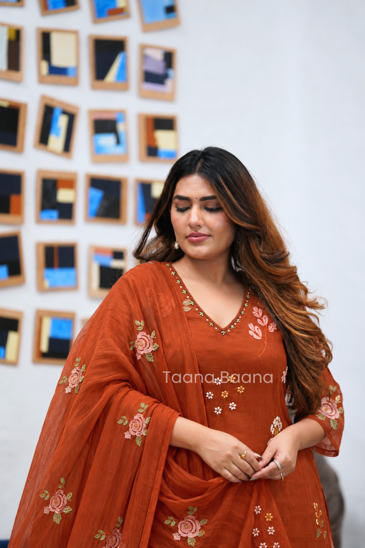Dupatta Pant Set