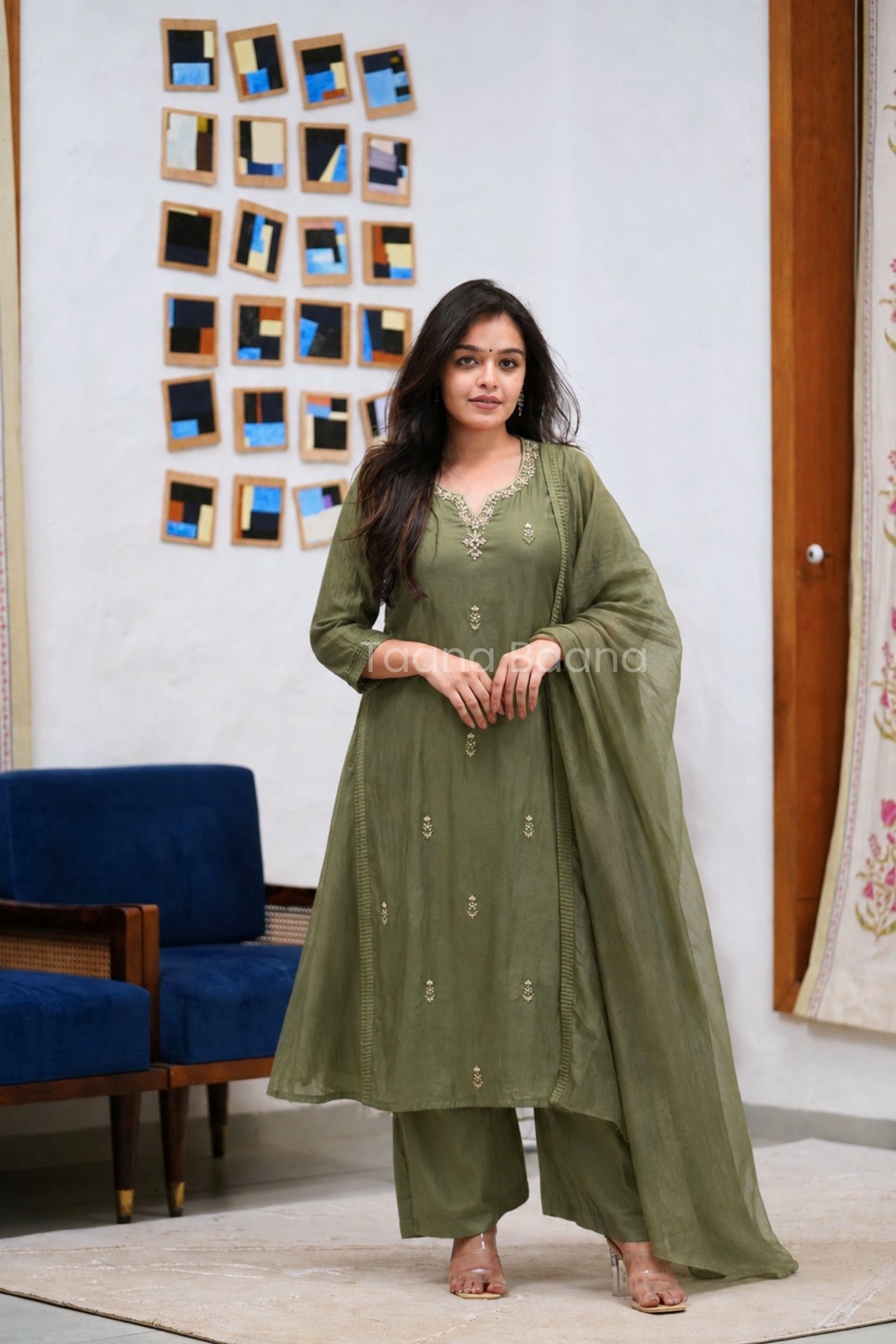 Dupatta Pant Set