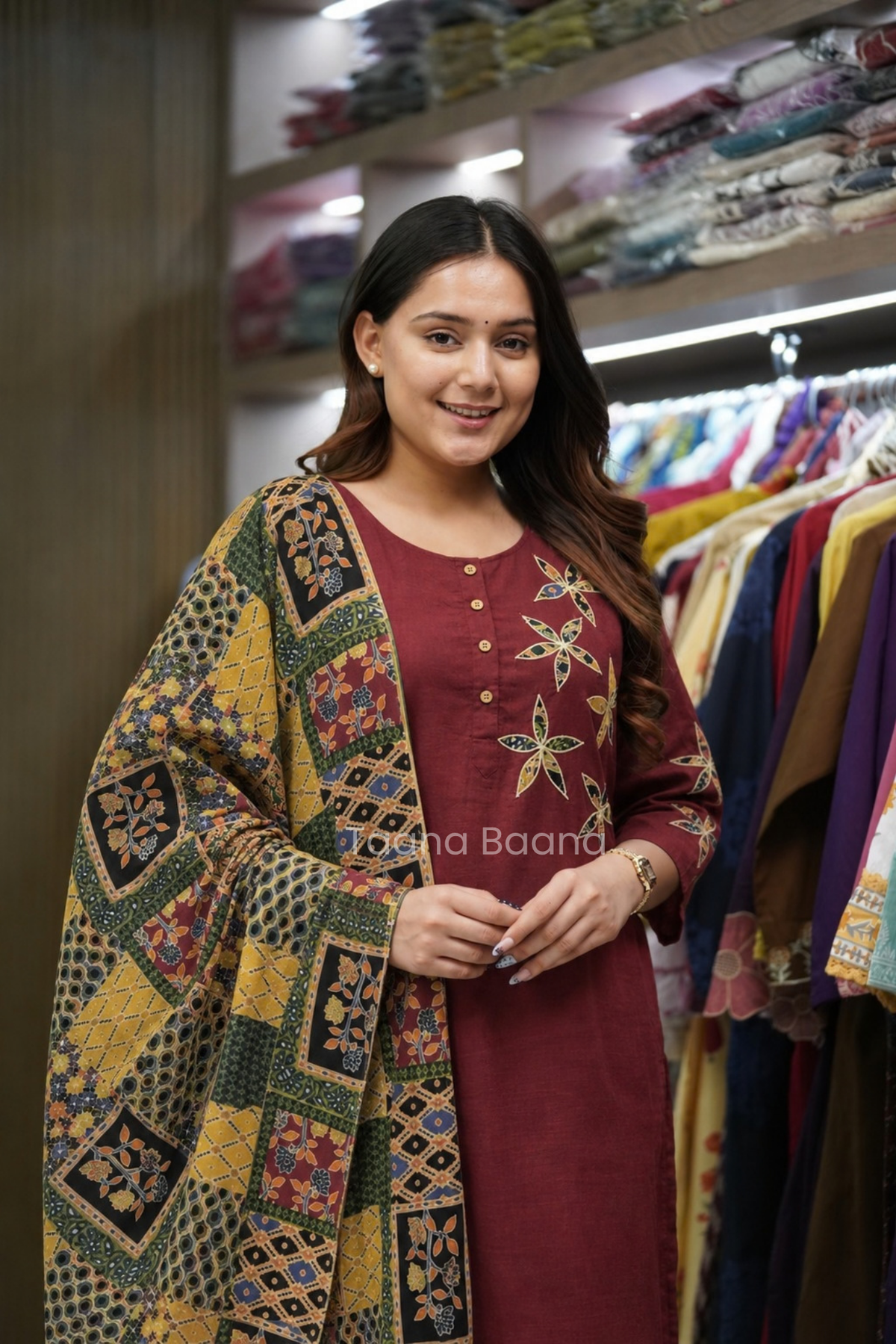 Dupatta Pant Set
