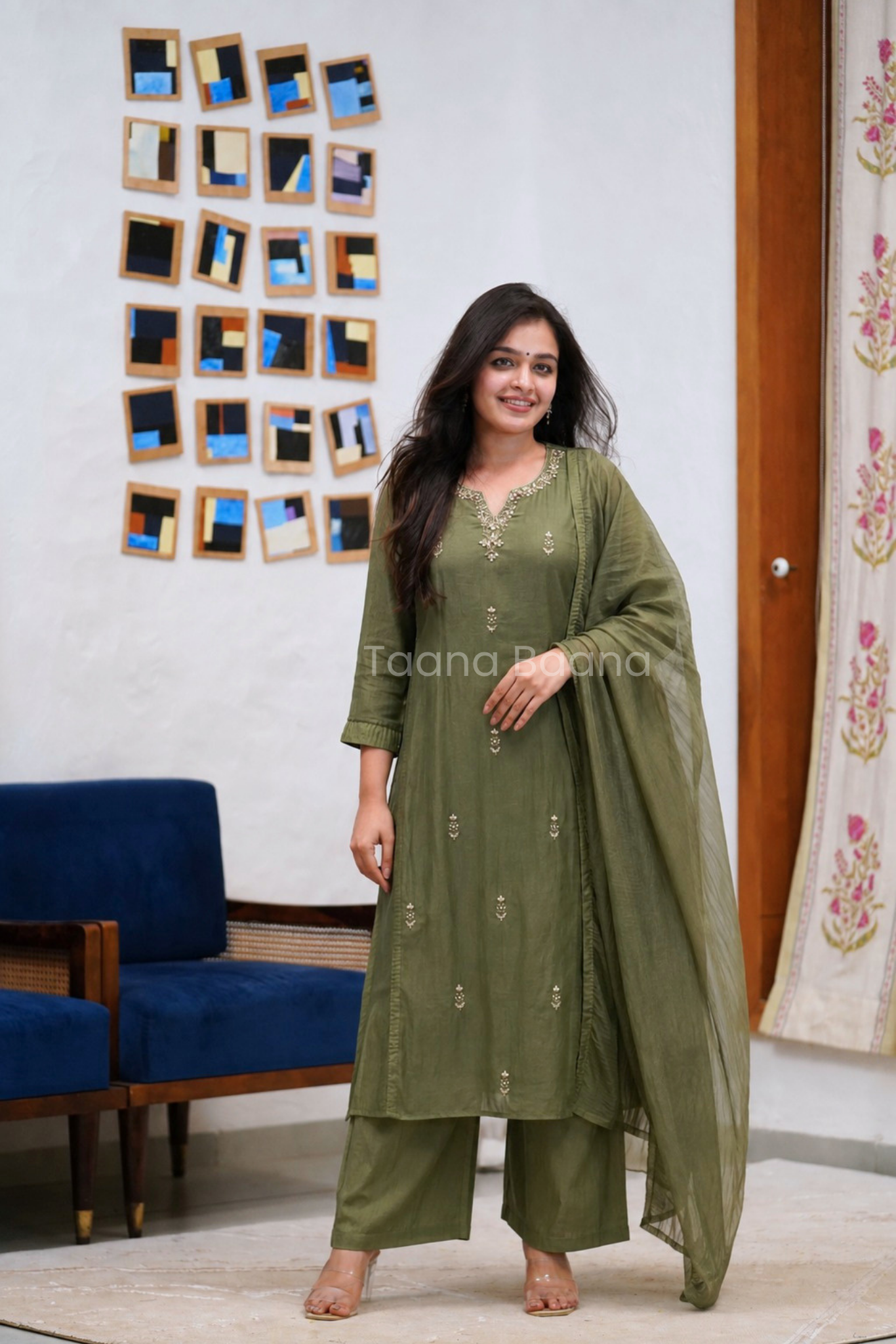 Dupatta Pant Set