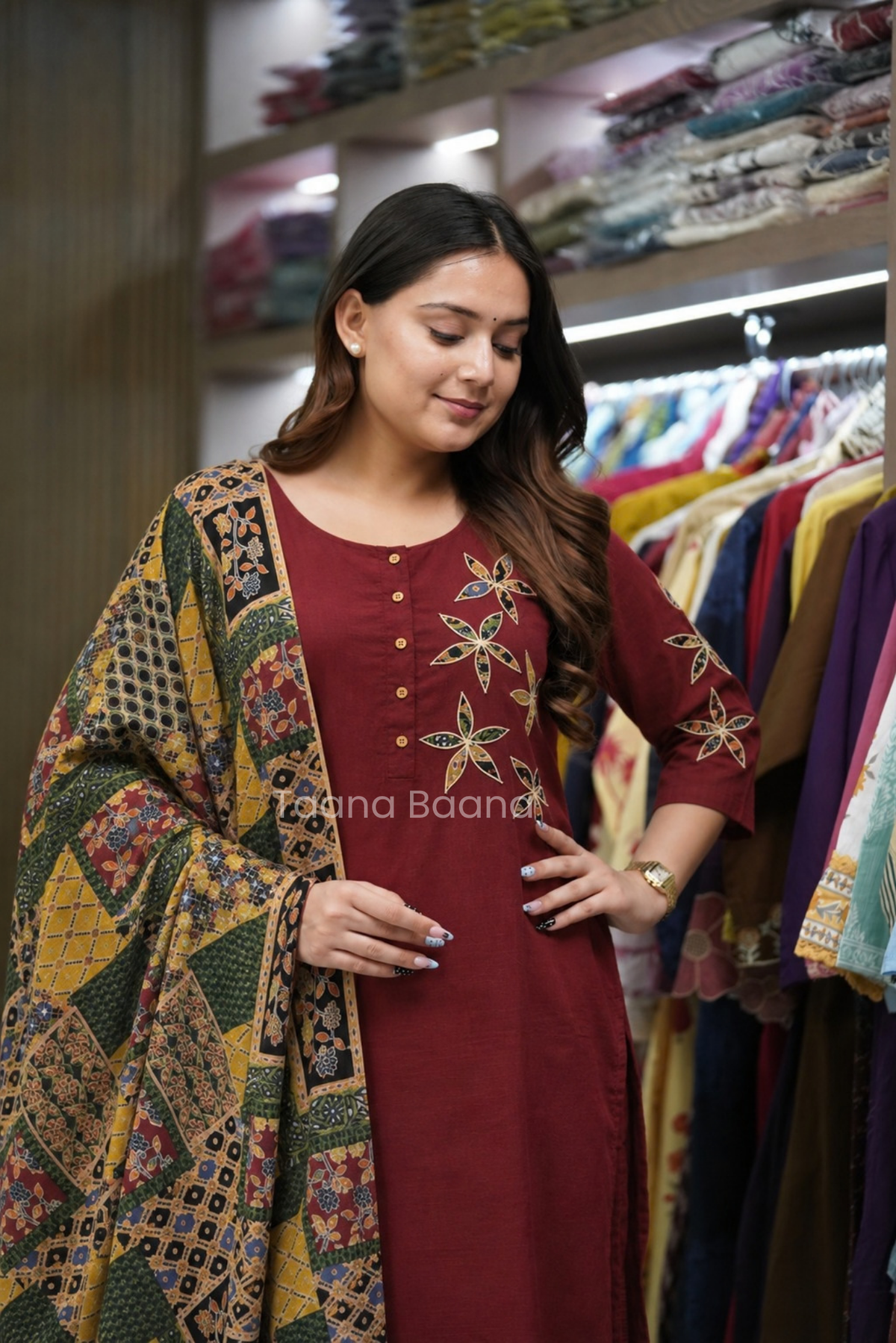 Dupatta Pant Set