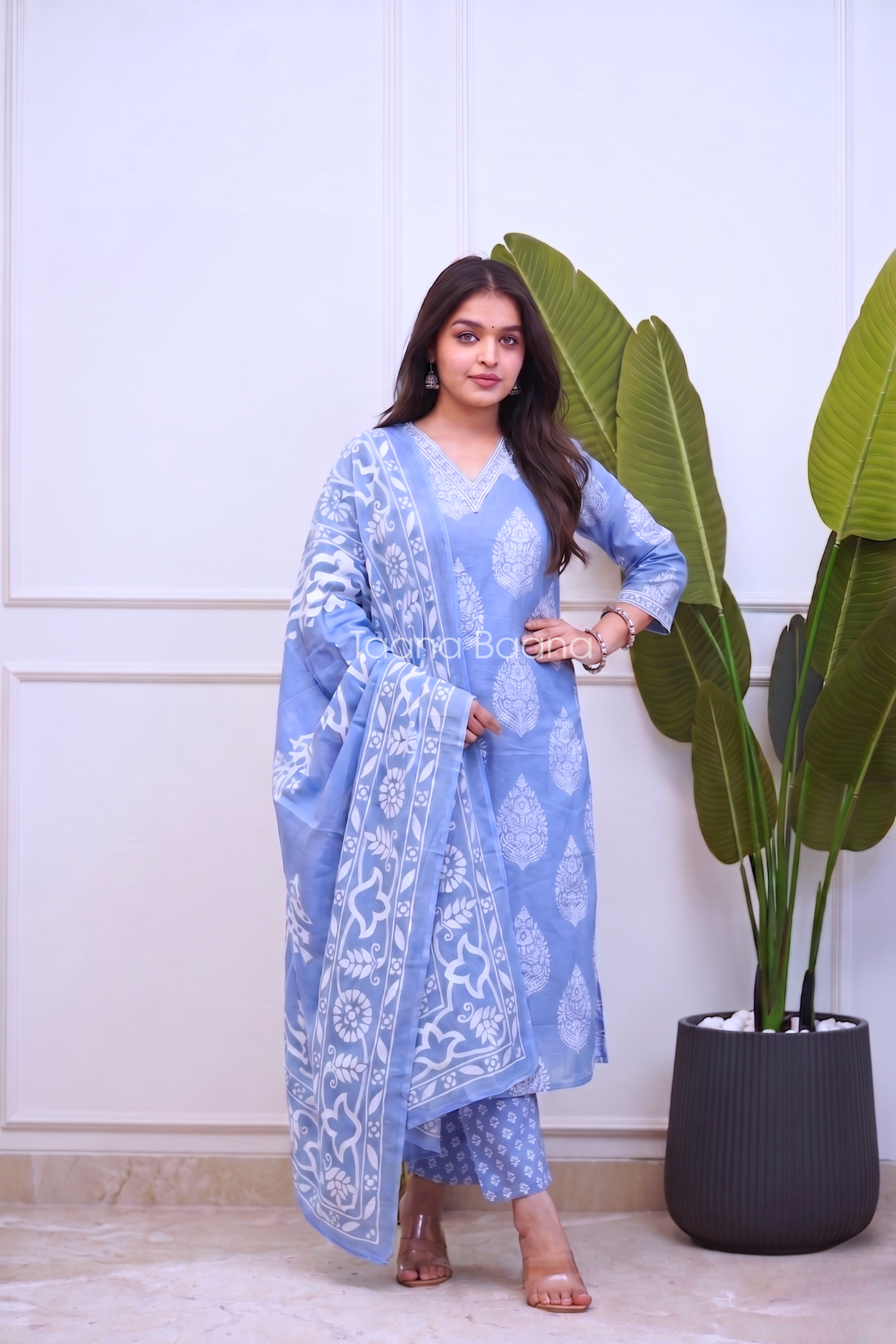 Dupatta Pant Set