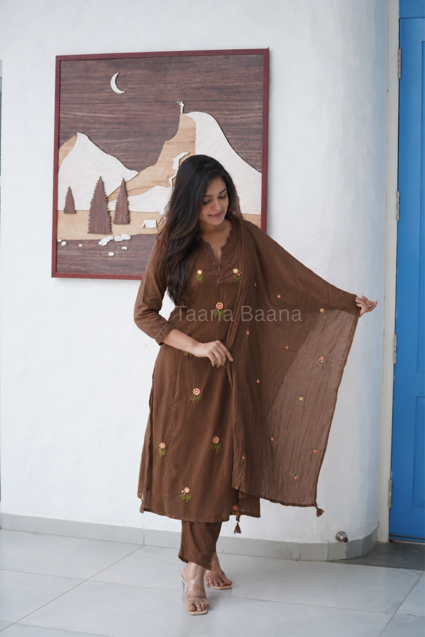 Dupatta Pant Set
