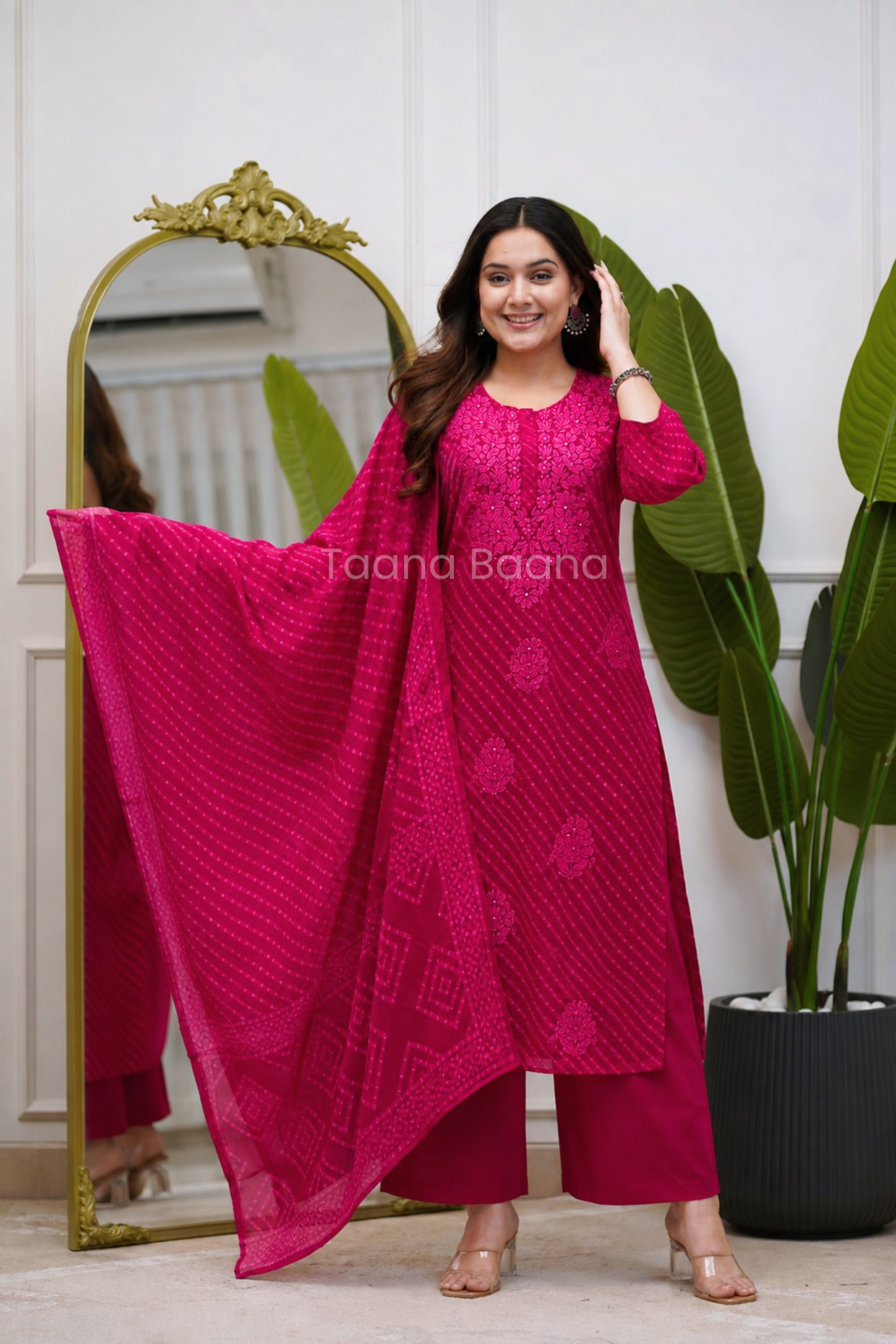 Dupatta Pant Set