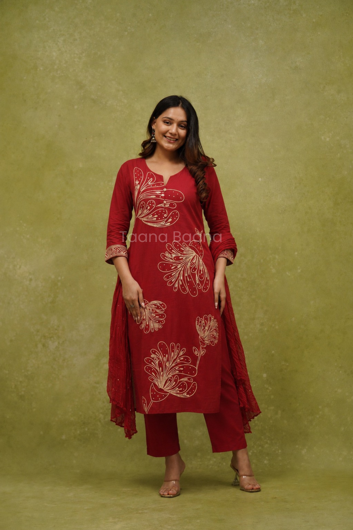 Dupatta Pant Set