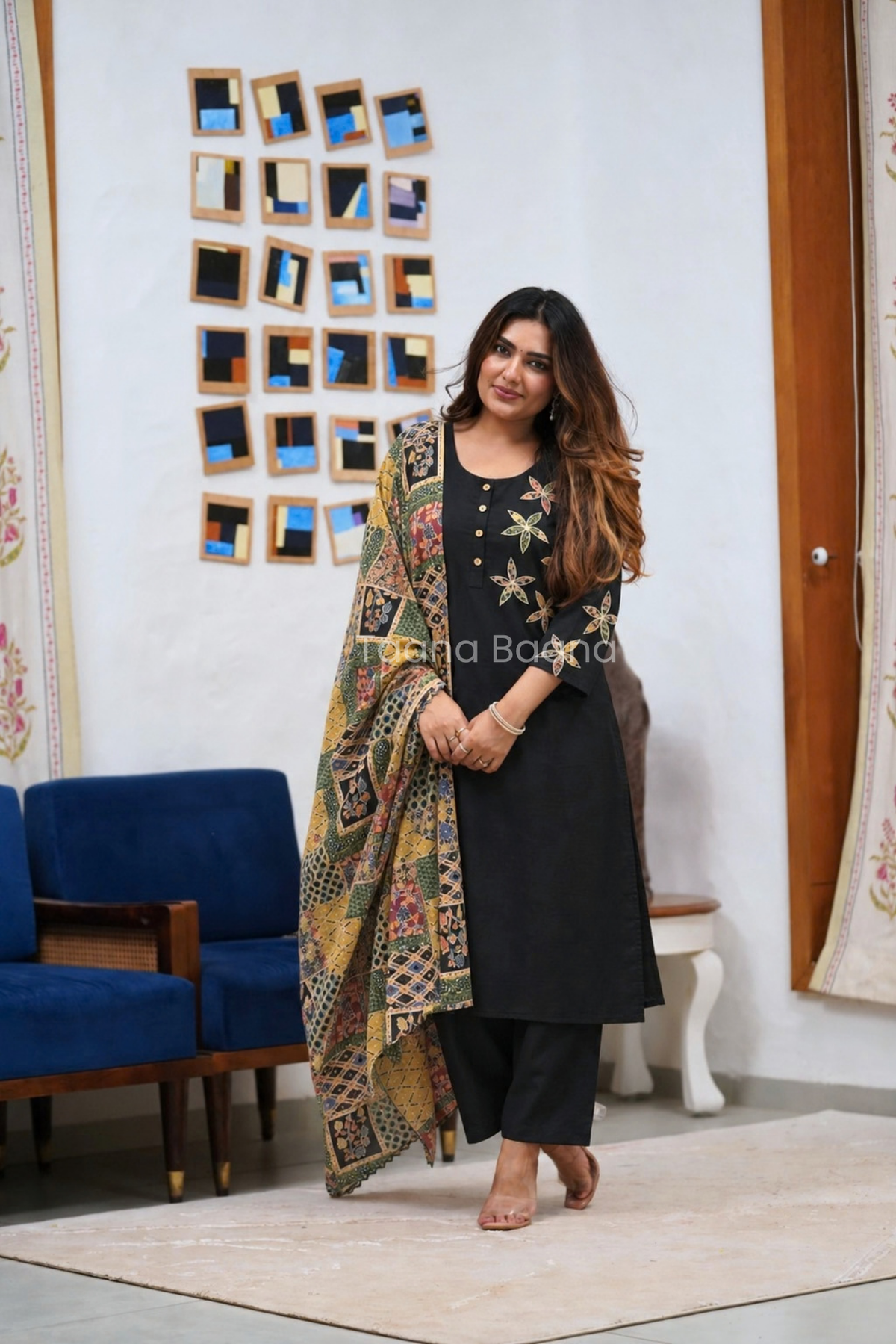 Dupatta Pant Set