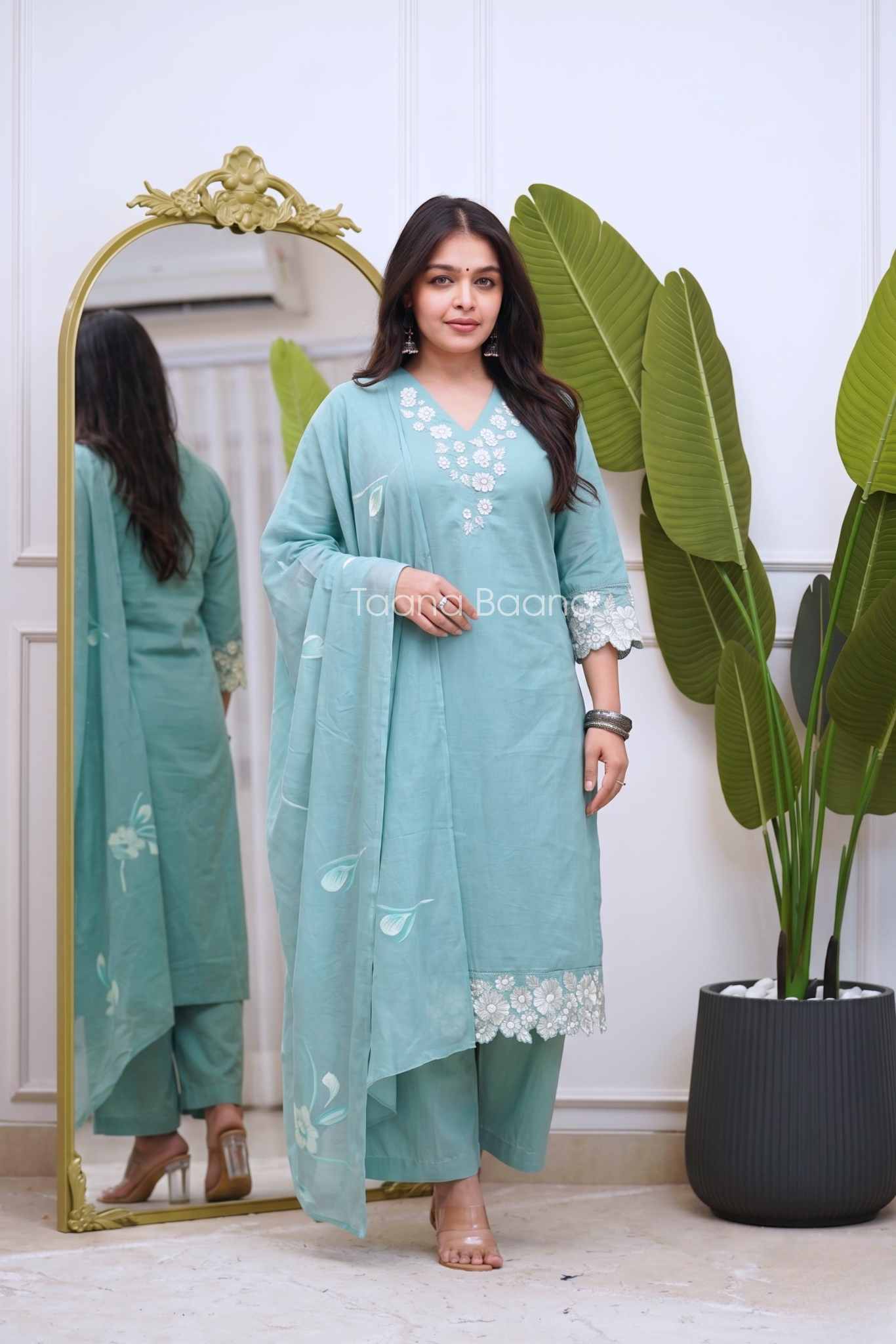 Dupatta Pant Set