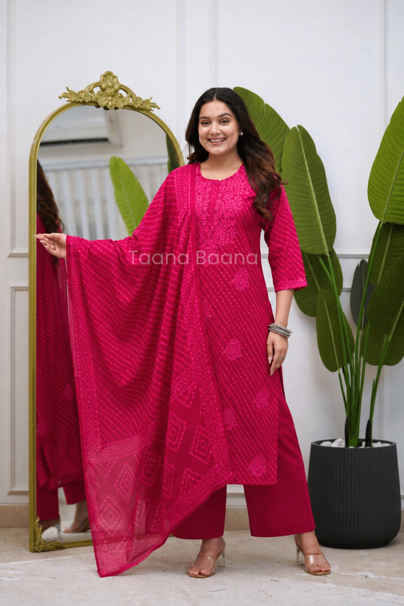 Dupatta Pant Set