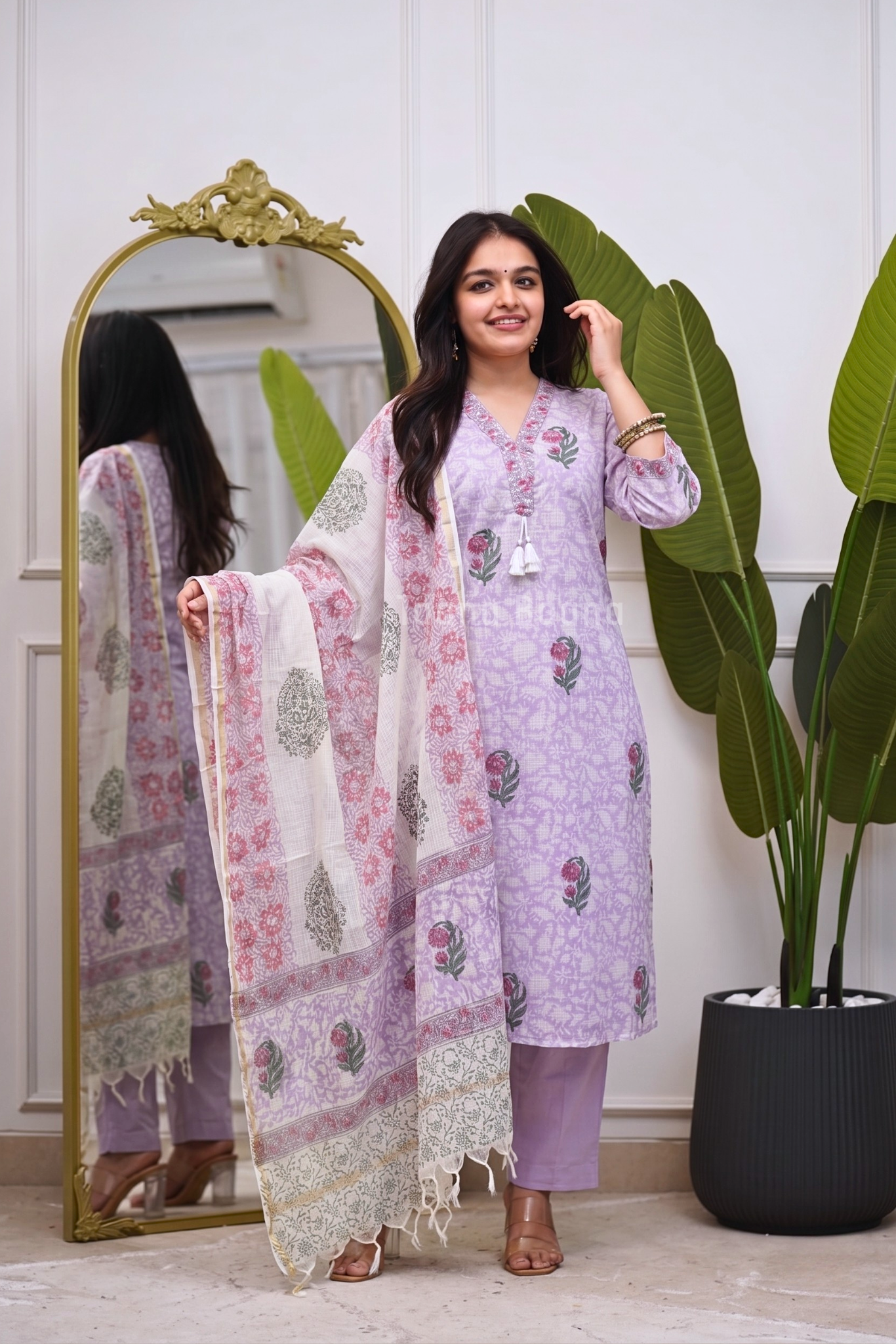 Dupatta Pant Set
