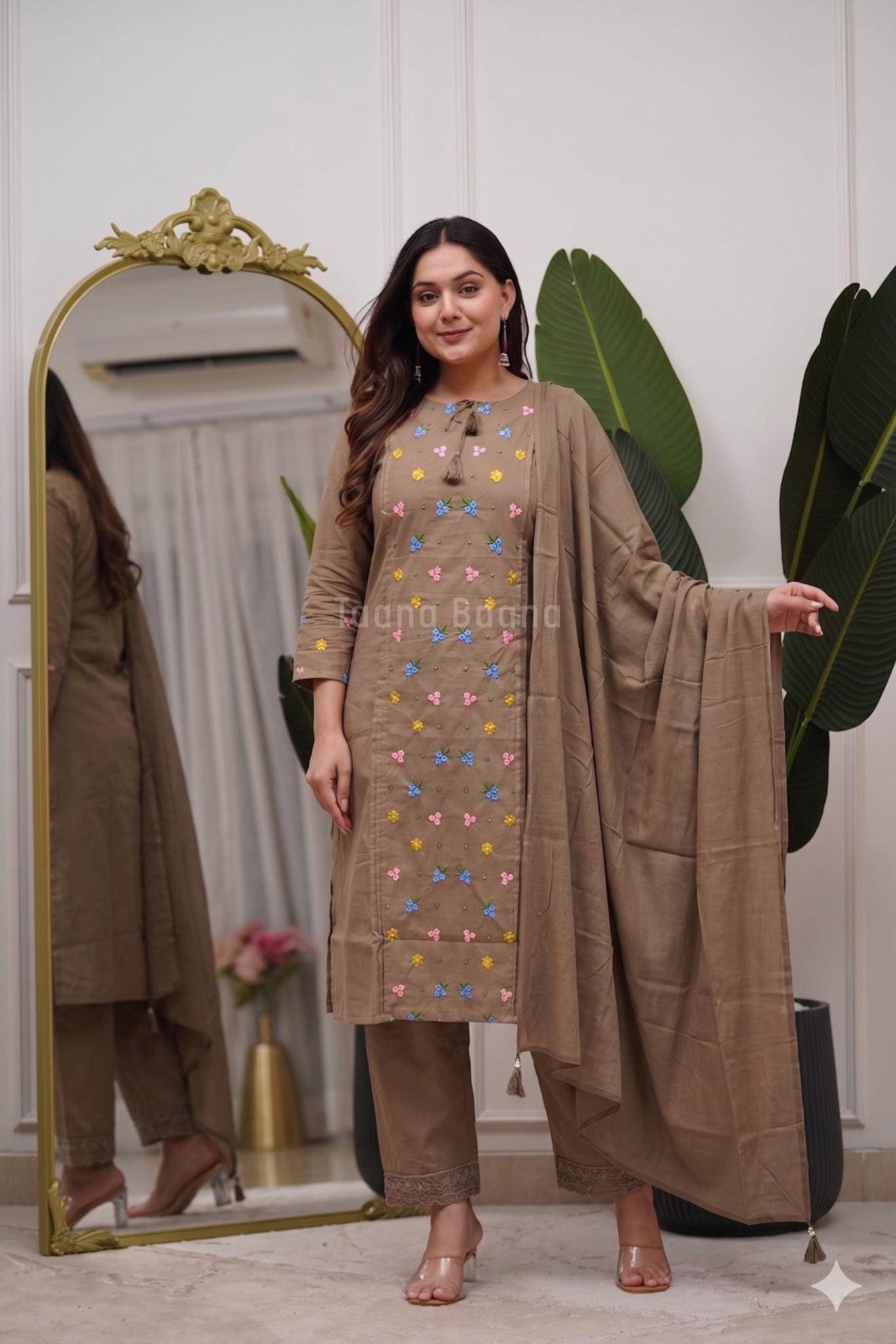 Dupatta Pant Set