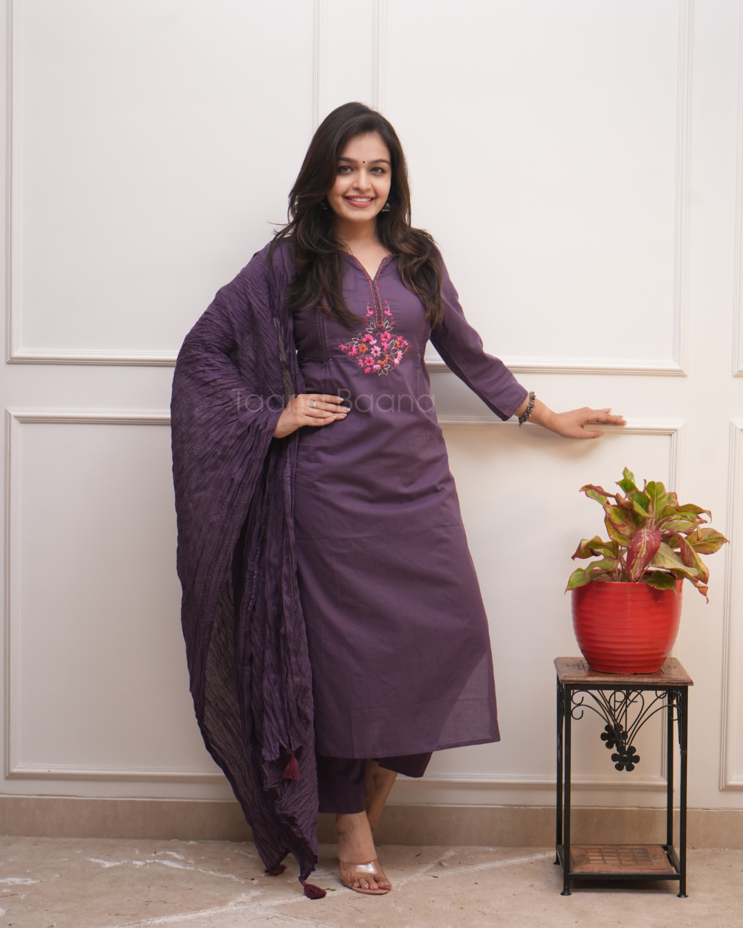 Dupatta Pant Set