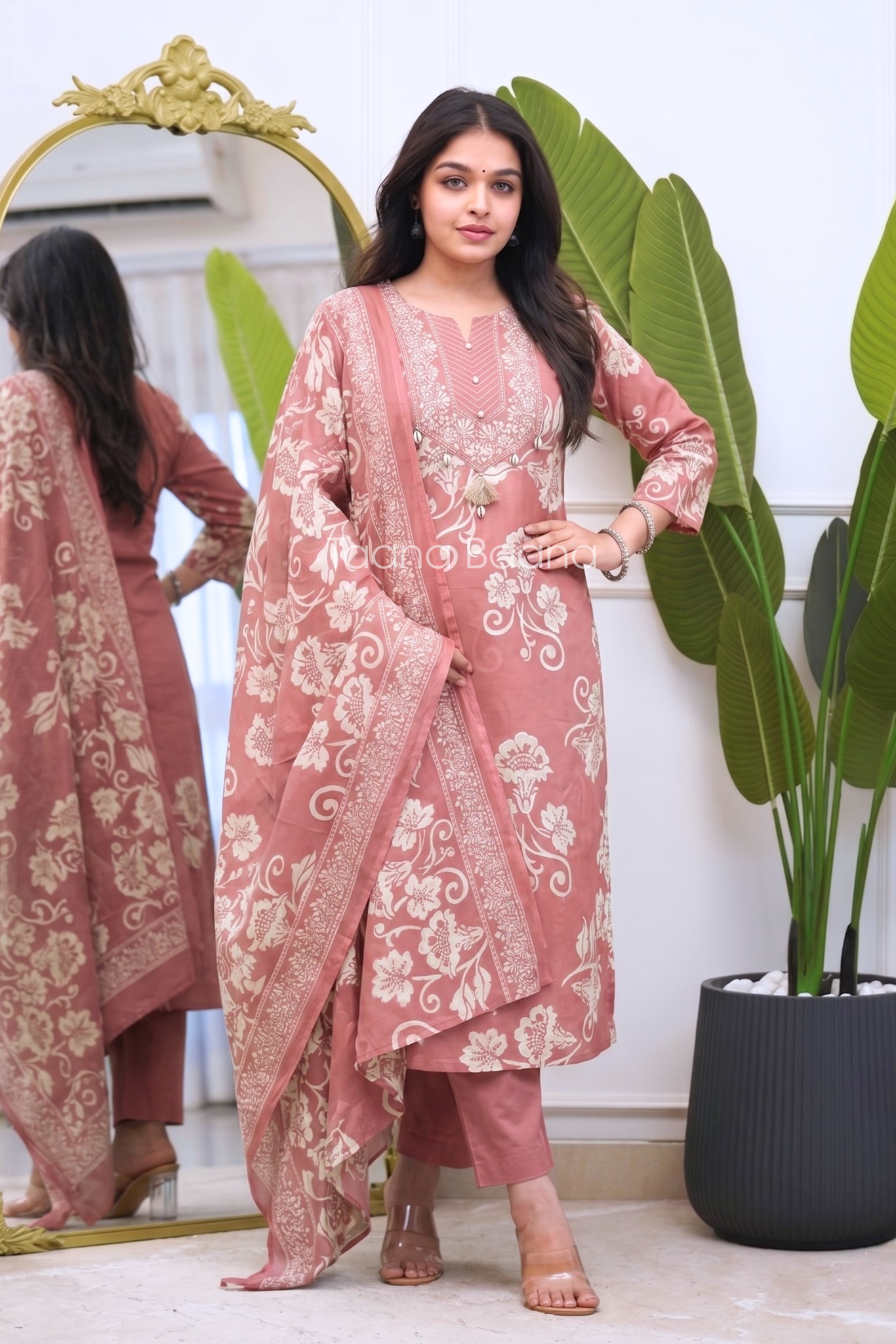 Dupatta Pant Set