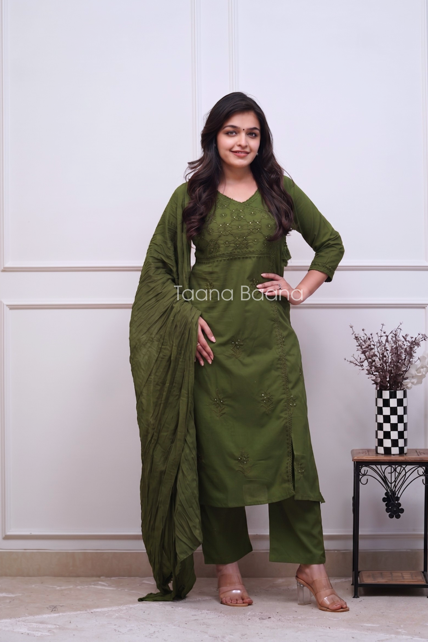 Dupatta Pant Set