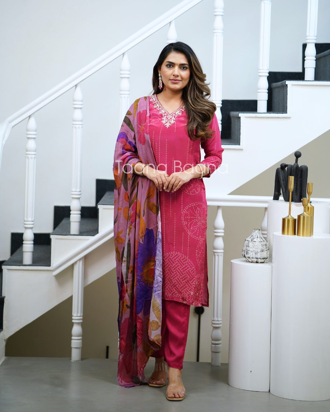 Dupatta Pant Set