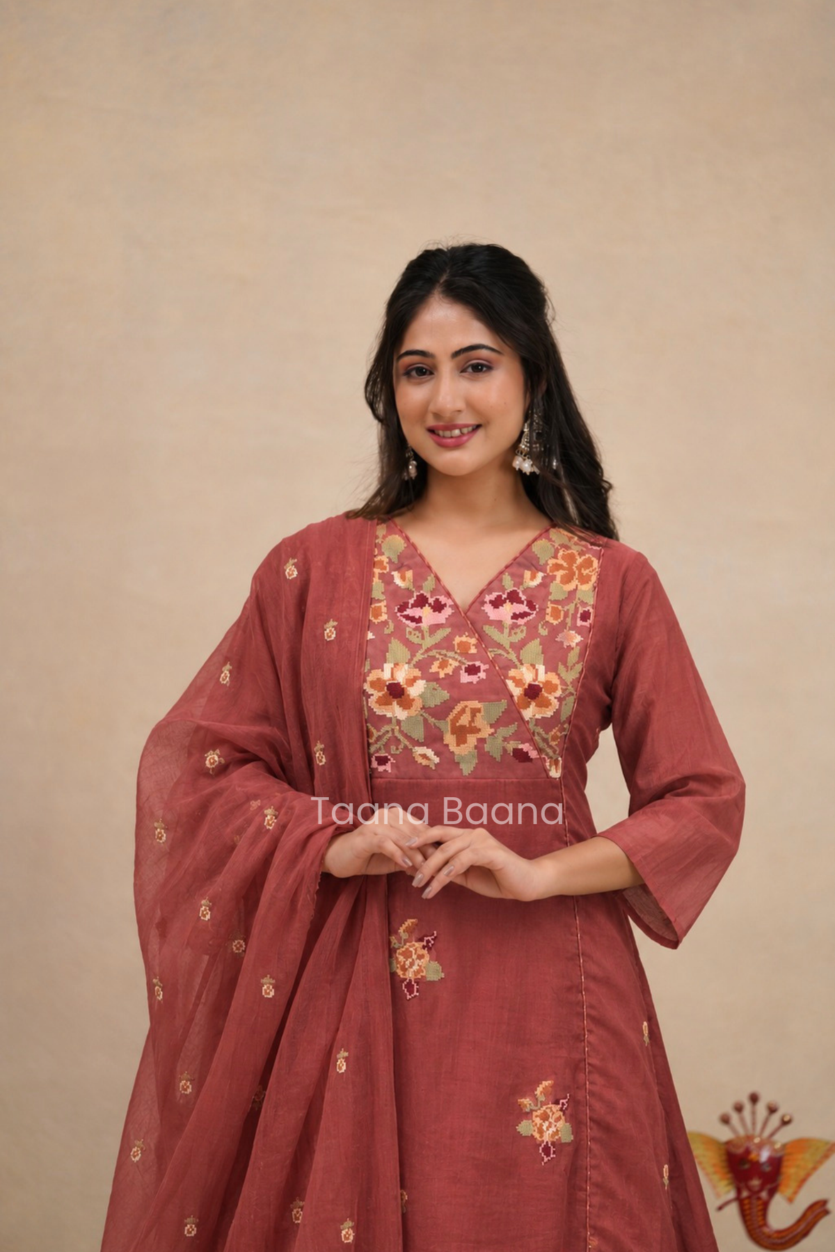 Dupatta Pant Set