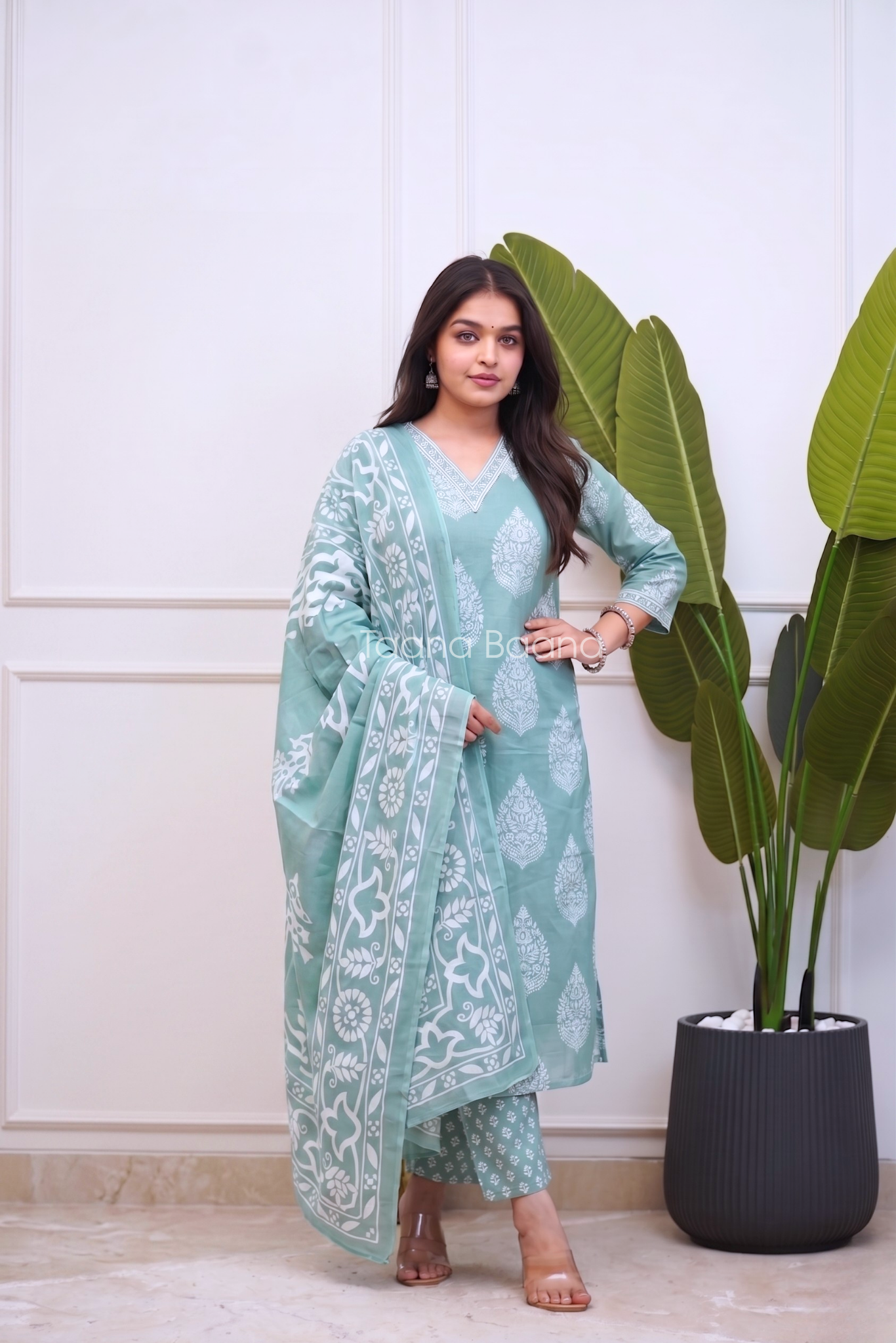 Dupatta Pant Set