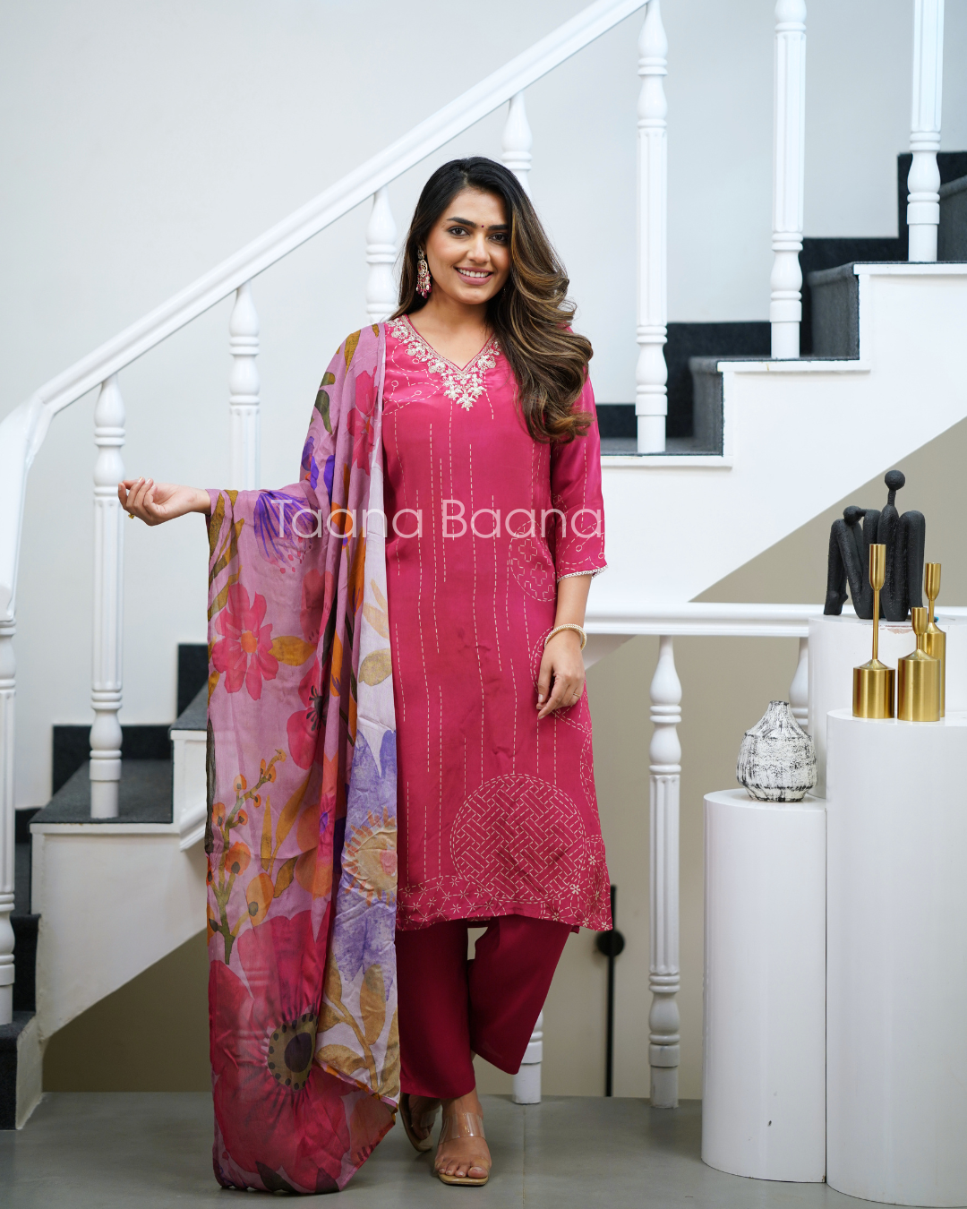 Dupatta Pant Set