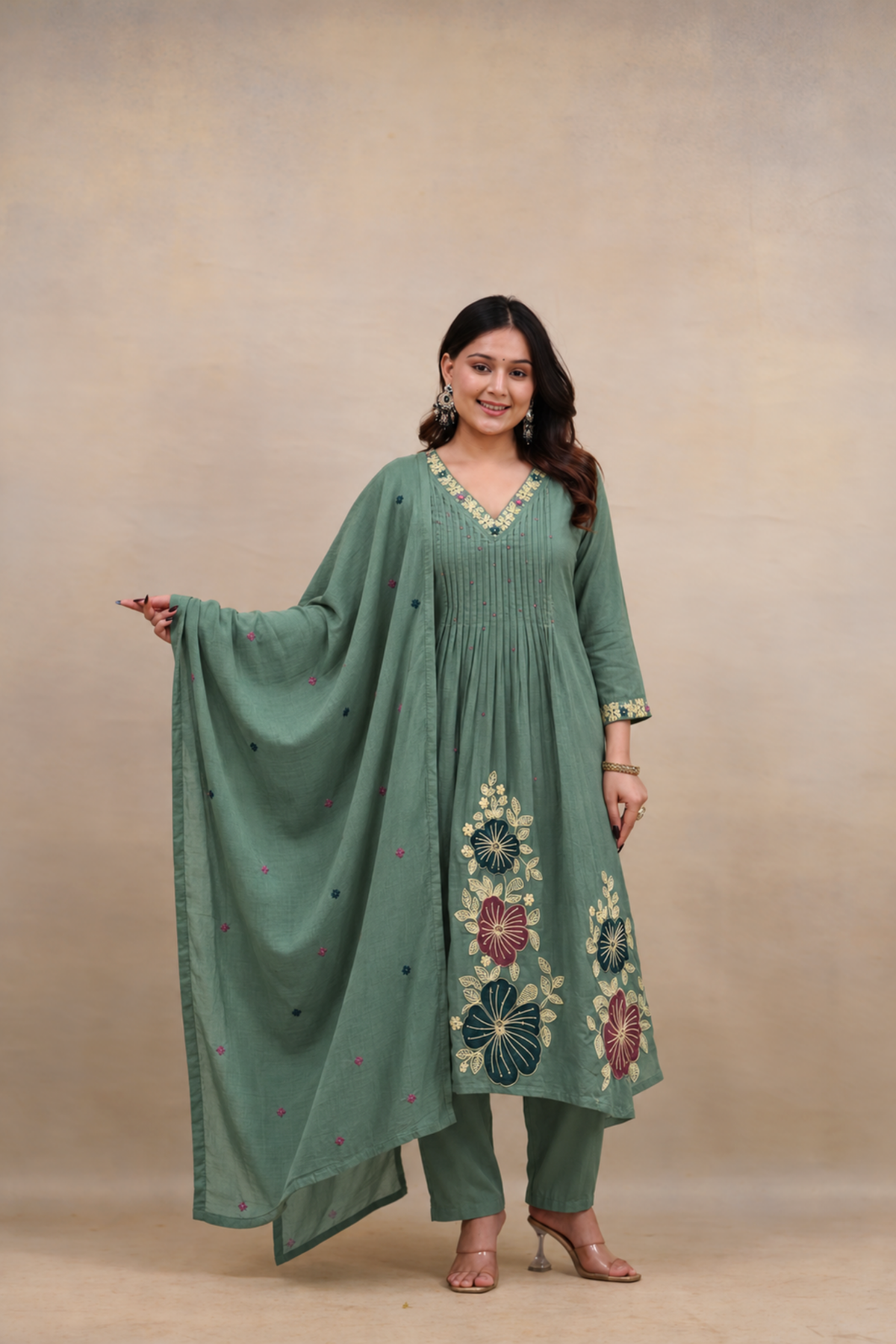Dupatta Pant Set