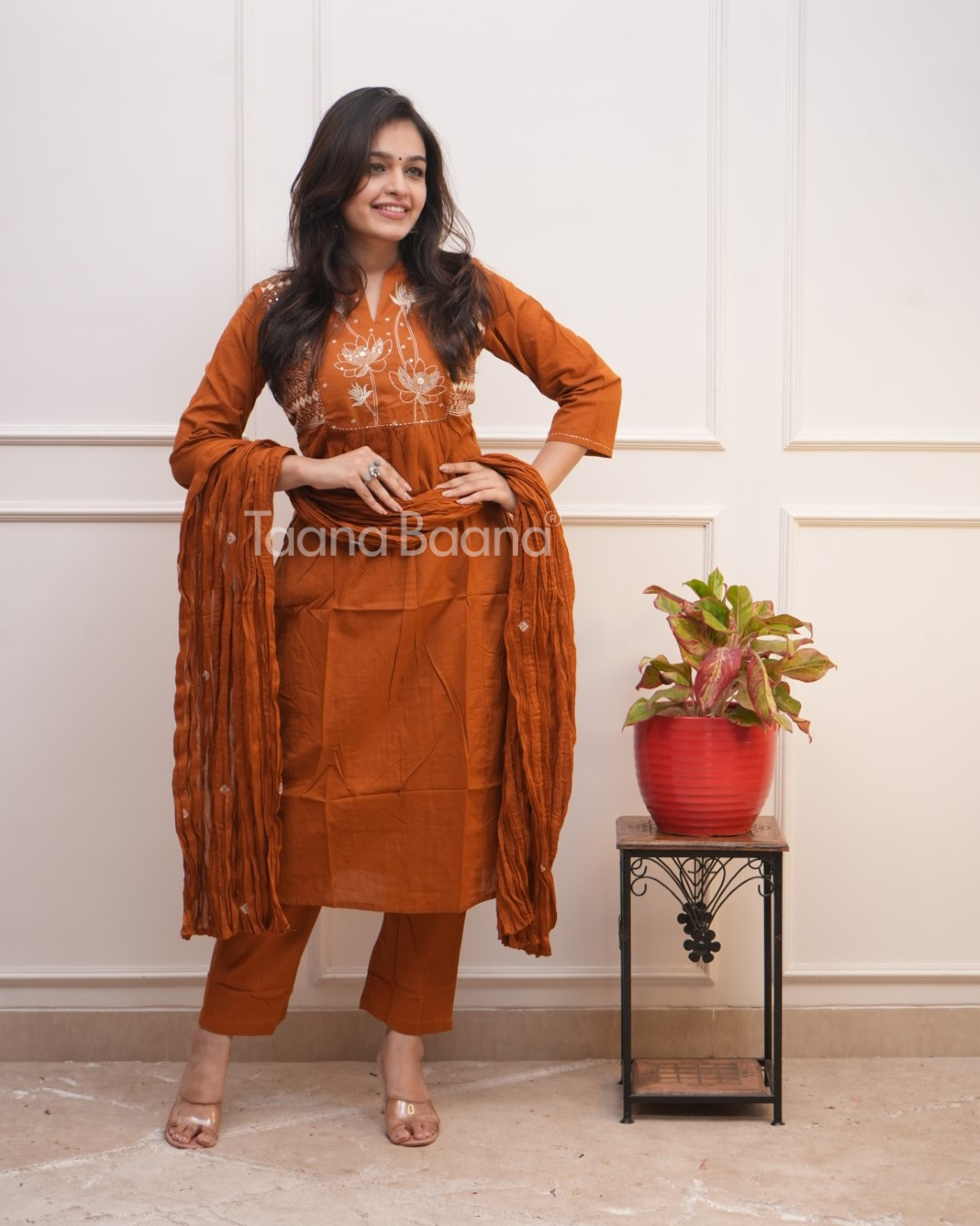 Dupatta Pant Set