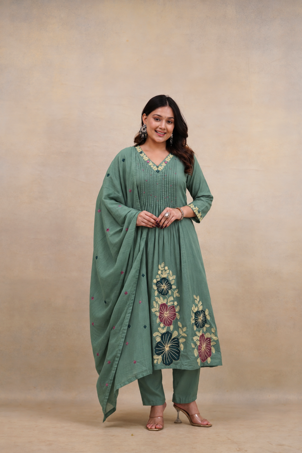 Dupatta Pant Set