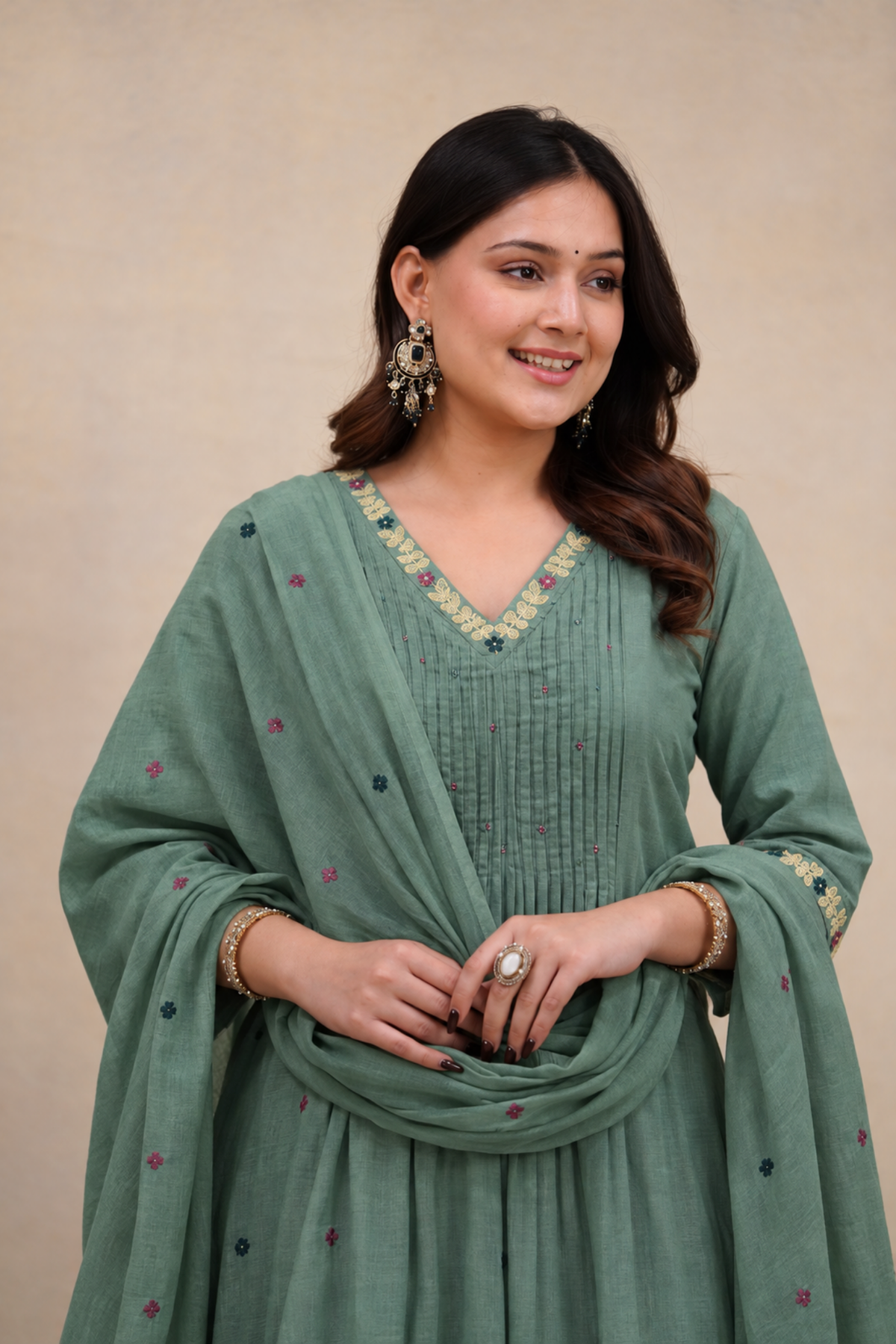Dupatta Pant Set