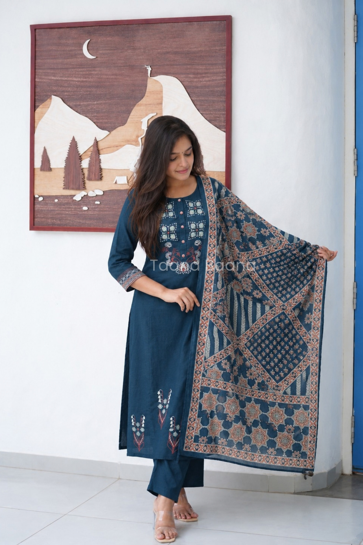 Dupatta Pant Set
