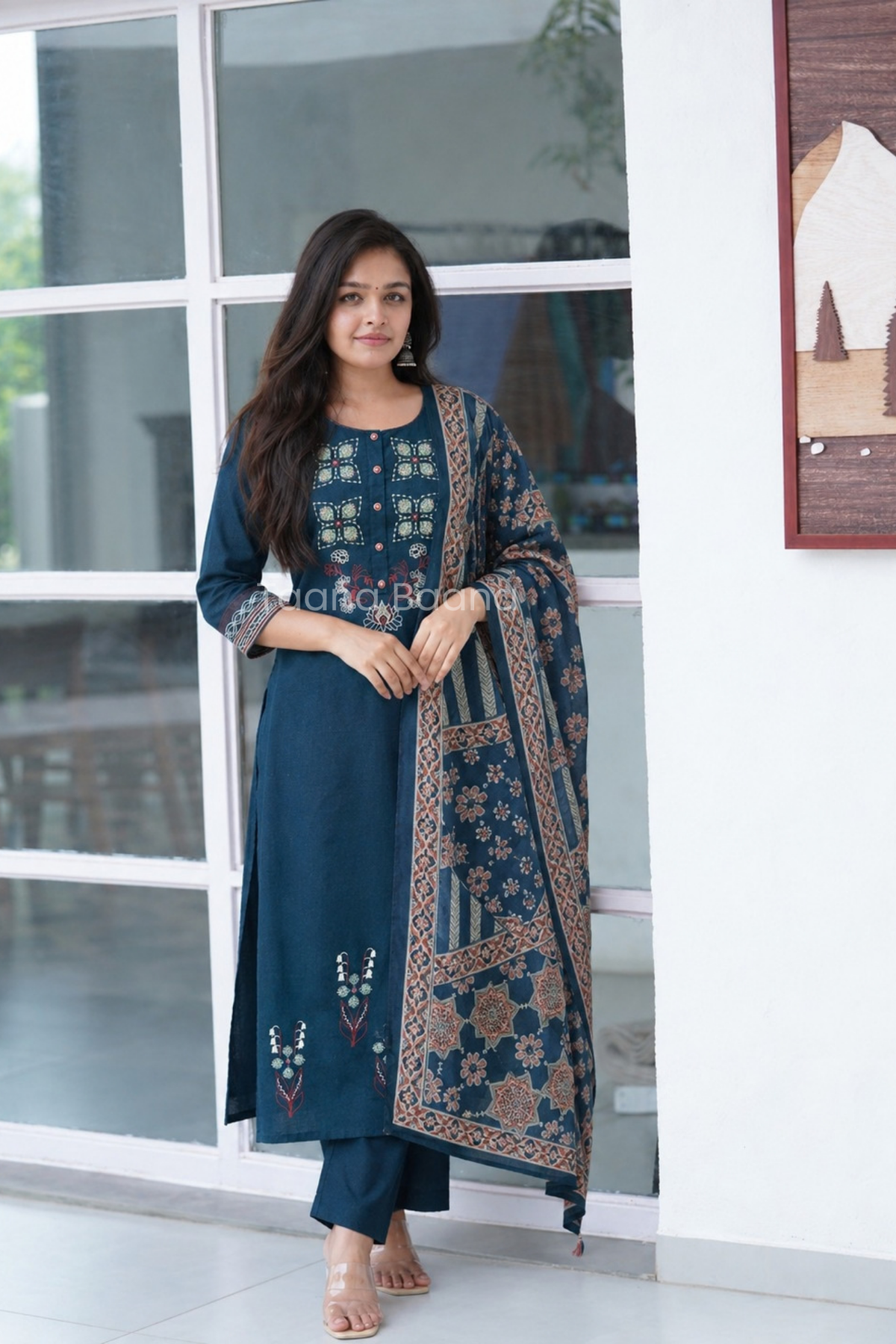 Dupatta Pant Set