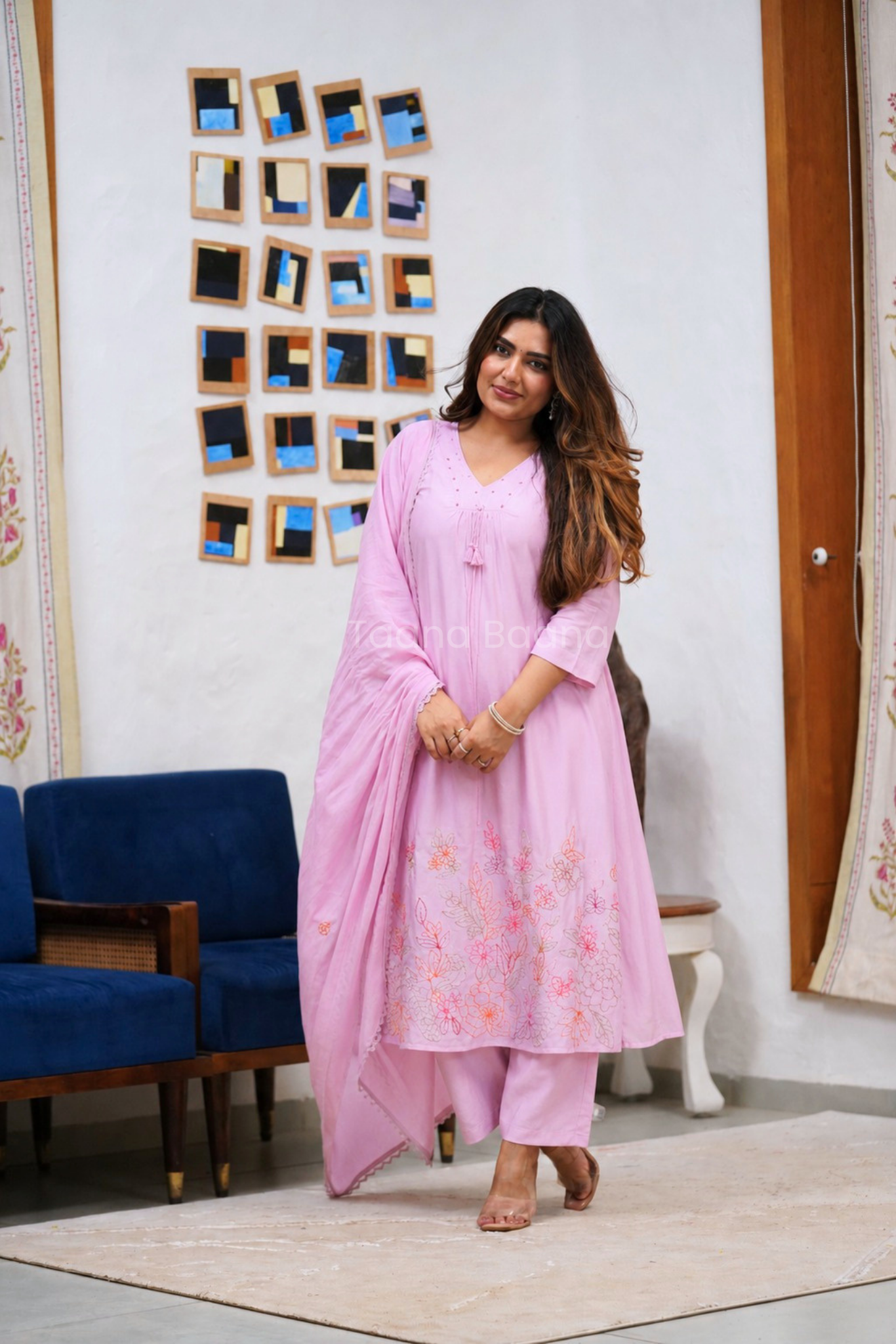 Dupatta Pant Set