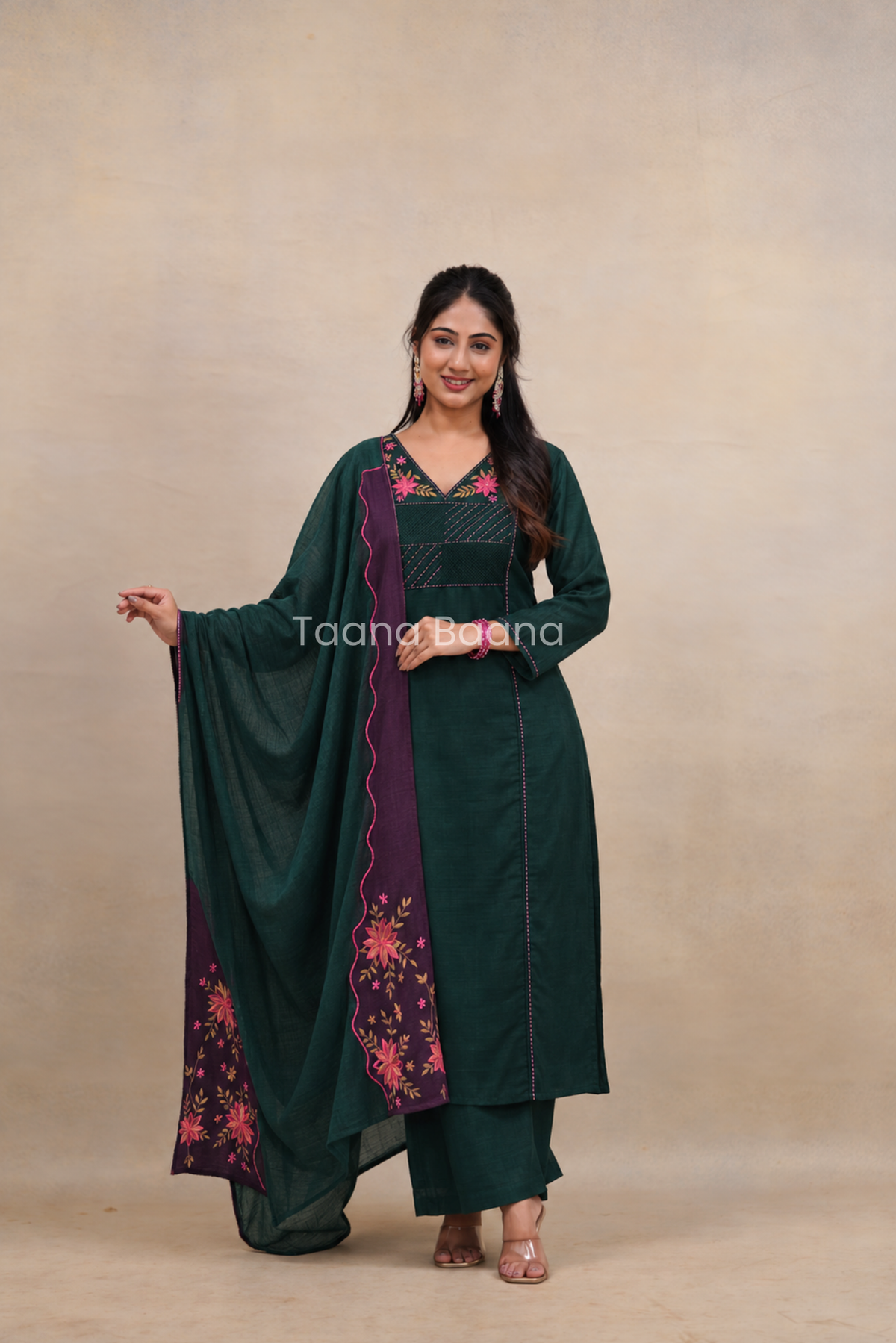Dupatta Pant Set