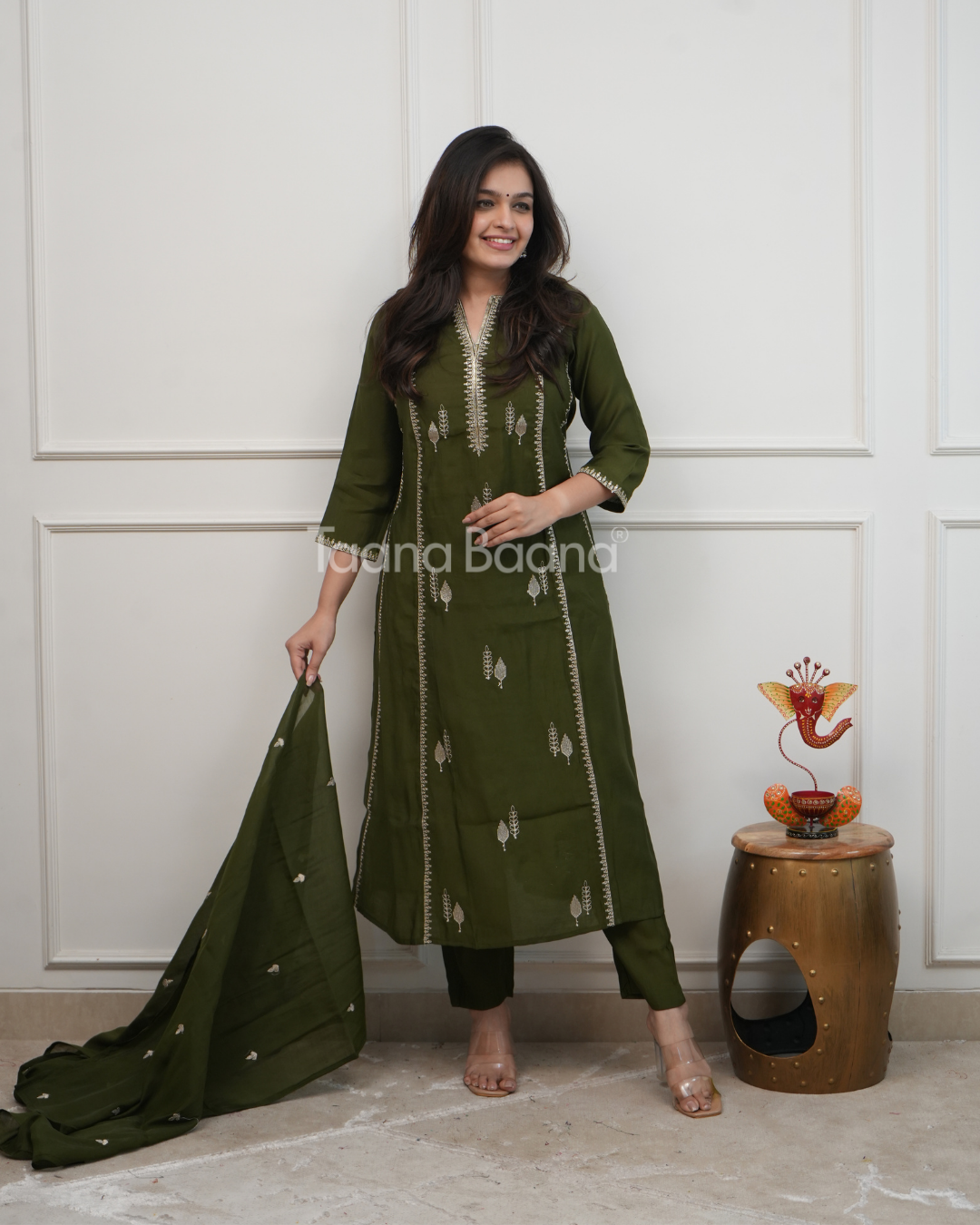 Dupatta Pant Set