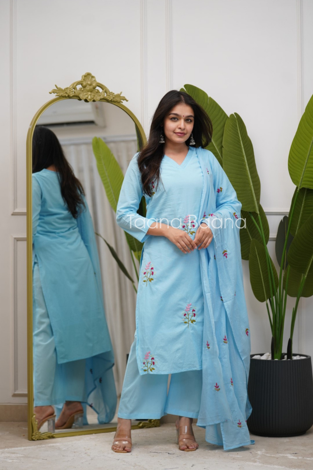 Dupatta Pant Set