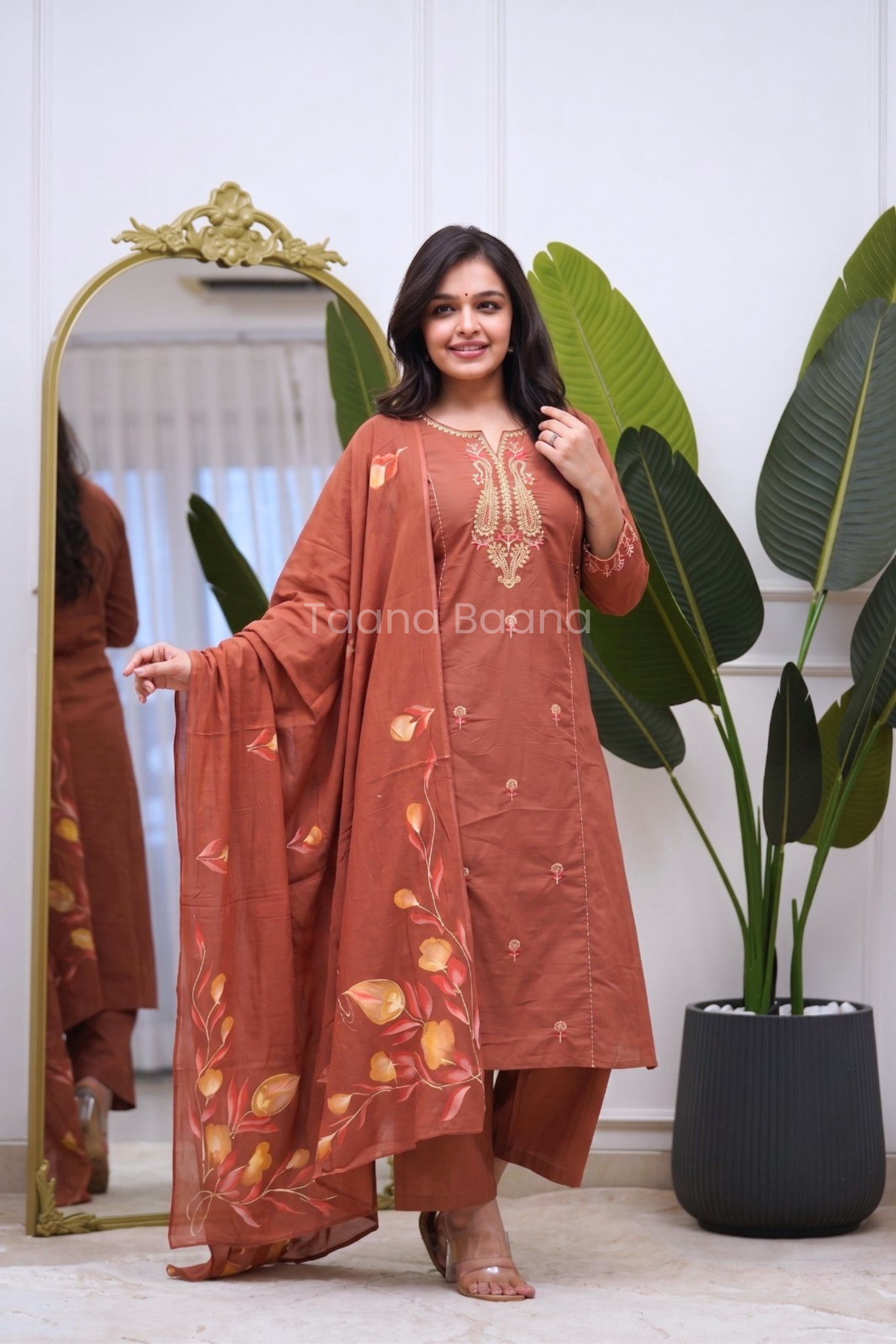 Dupatta Pant Set