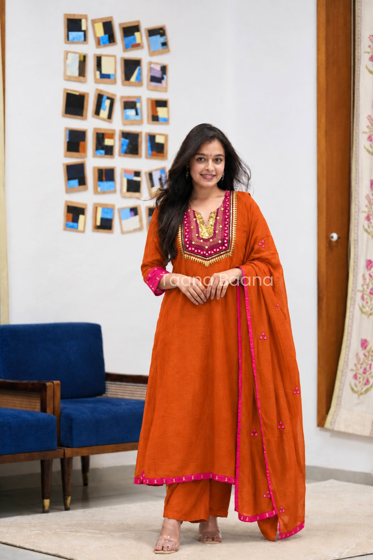 Dupatta Pant Set