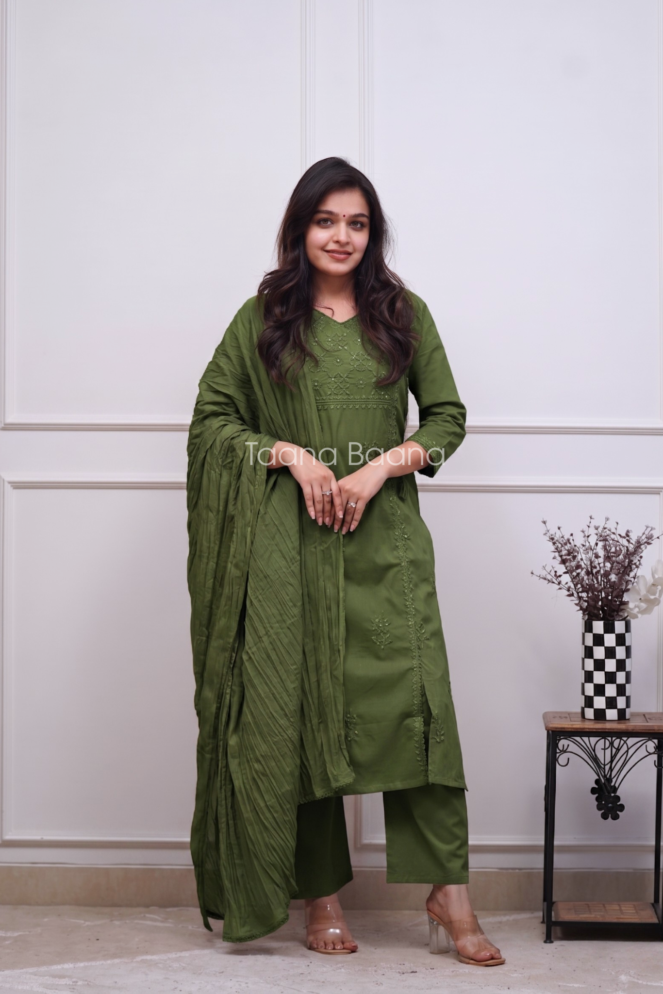 Dupatta Pant Set