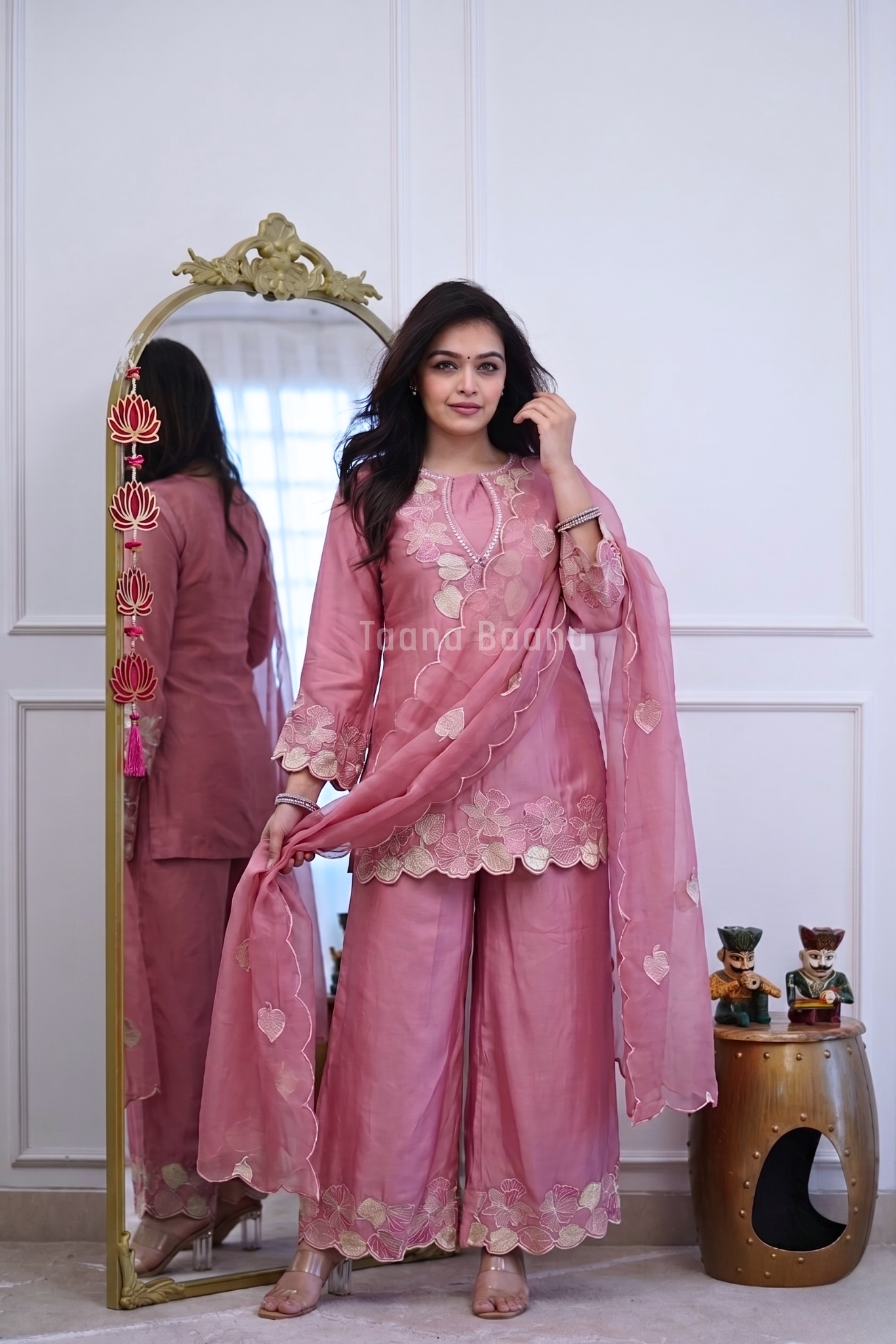 Dupatta Plazo Set