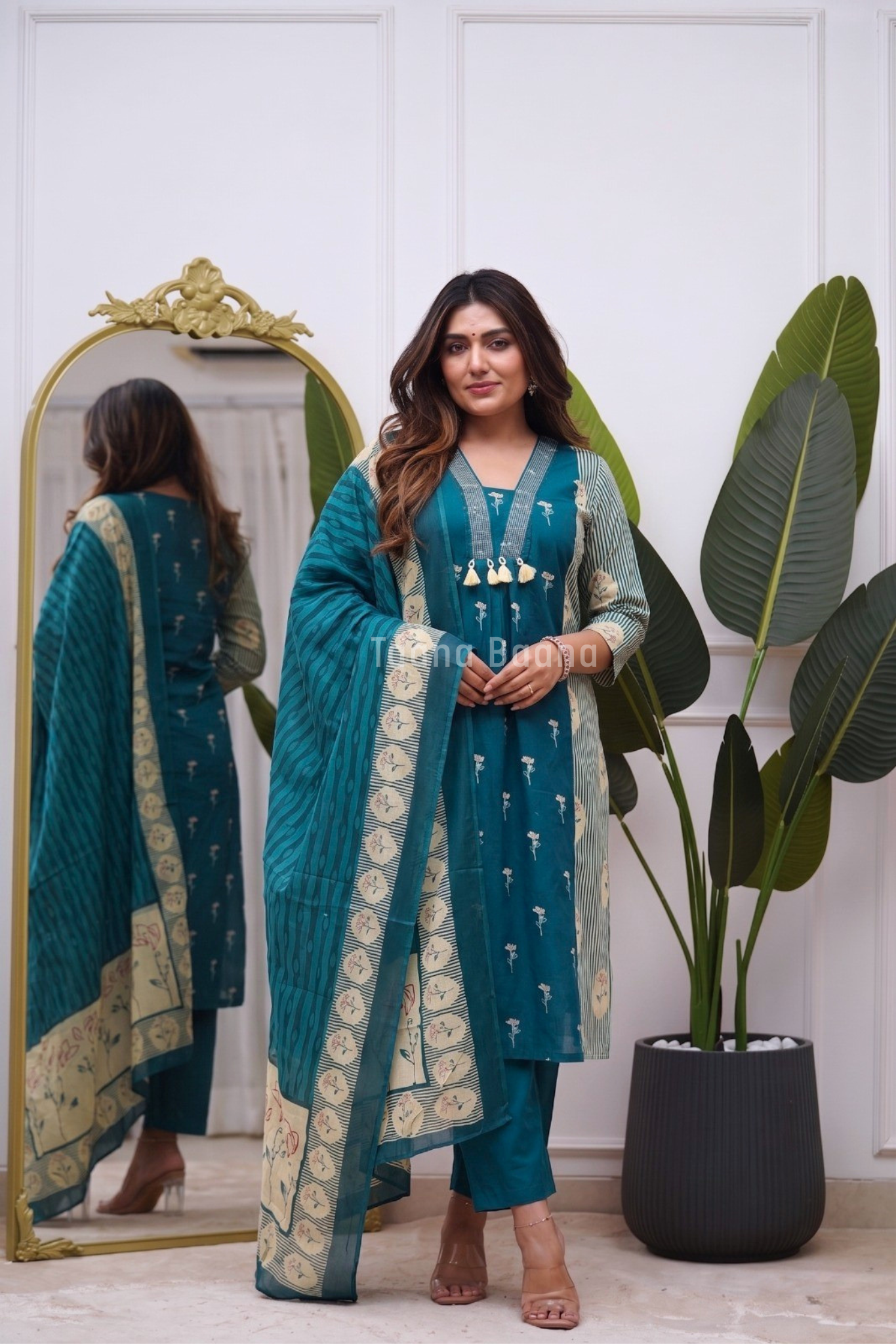 Dupatta Pant Set