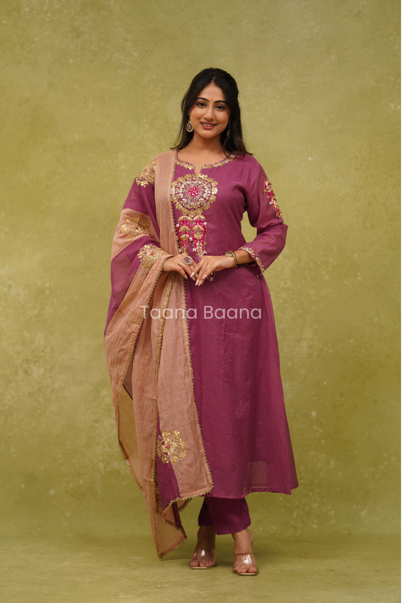 Anarkali Dupatta Set