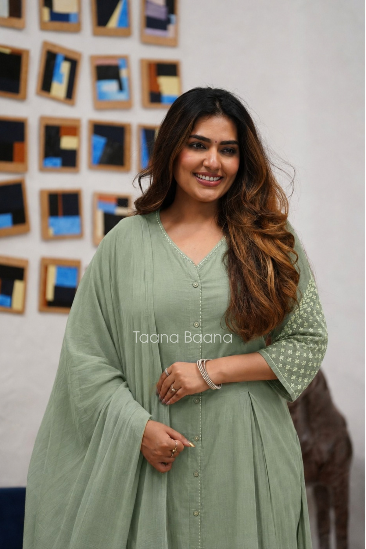 Dupatta Pant Set