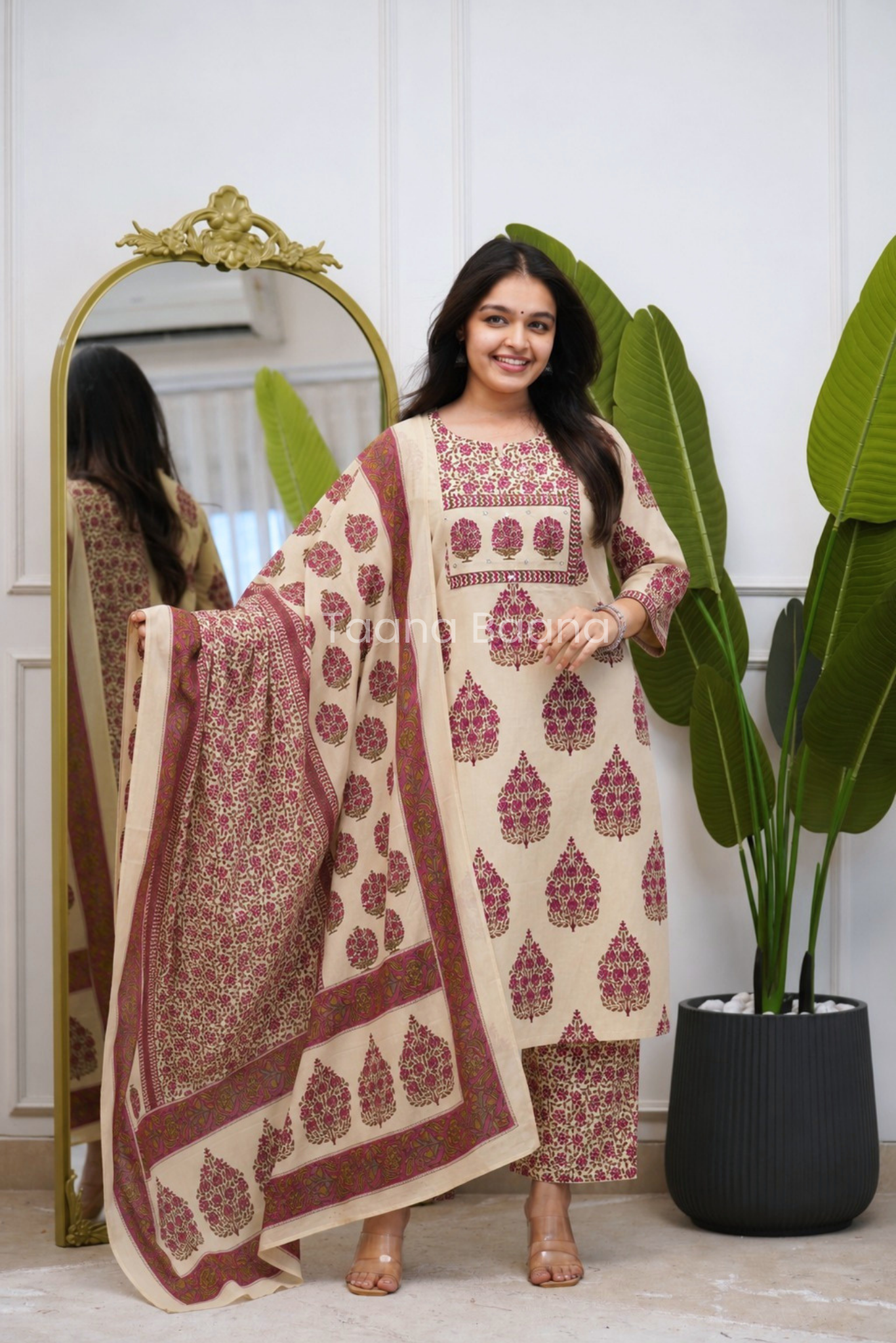 Dupatta Pant Set