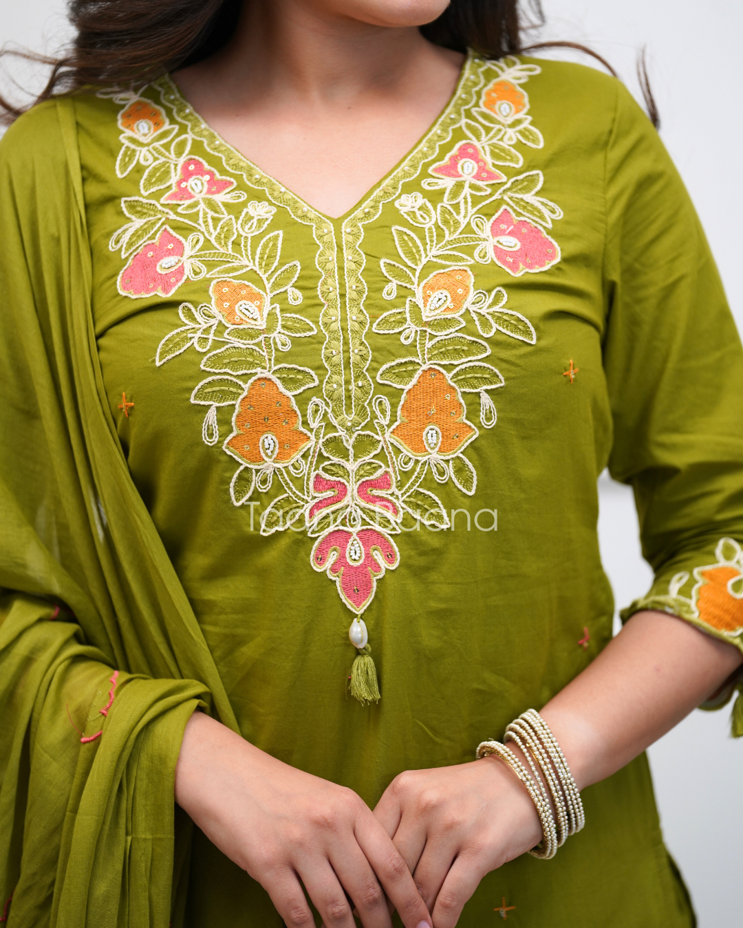 Dupatta Pant Set