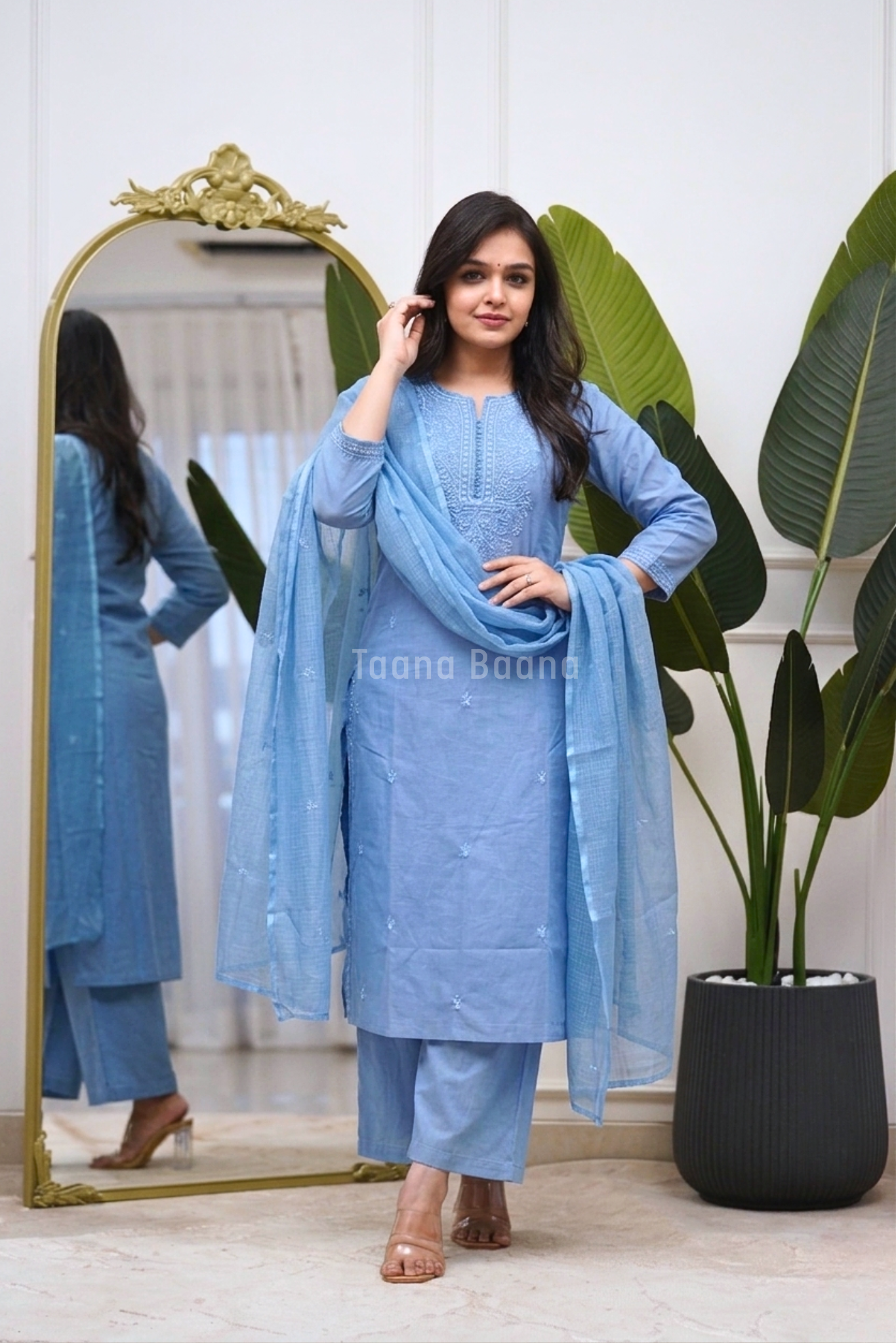 Dupatta Pant Set