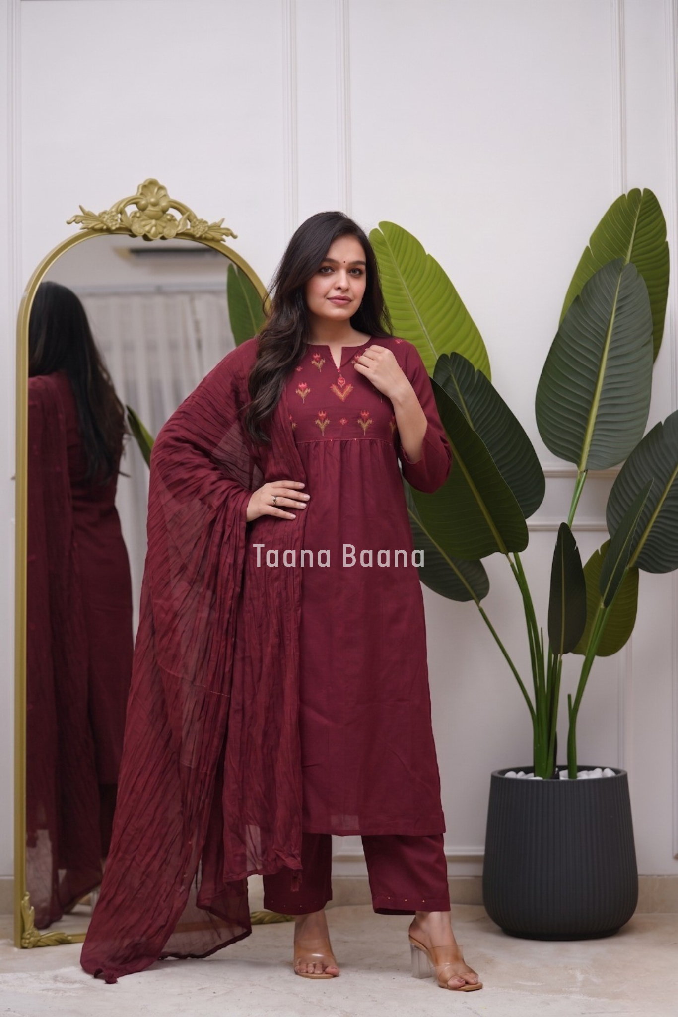 Dupatta Pant Set