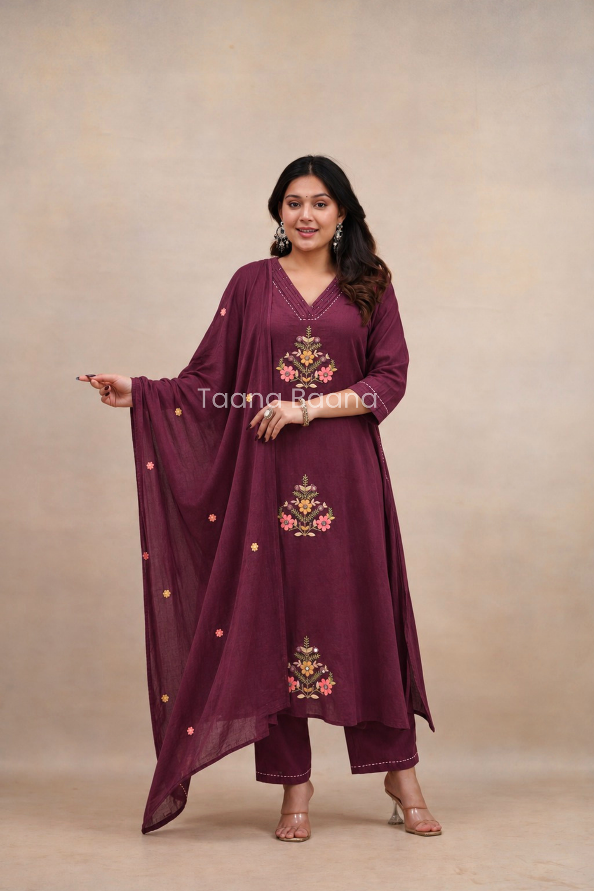 Dupatta Pant Set